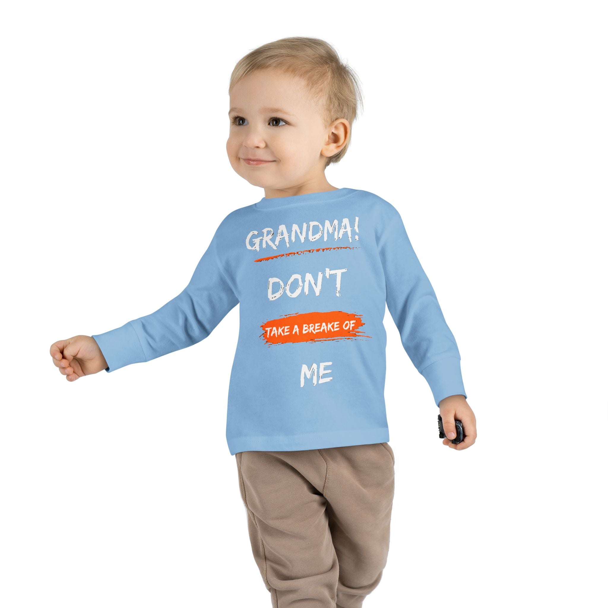 Toddler Long Sleeve Tee, Cute Toddler Shirt, Gift for Grandma, Funny Kids Tee, Toddler Graphic T-Shirt, Fall Outfit