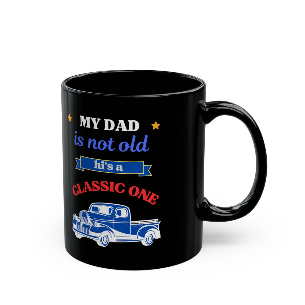 Dad Classic One - Black Mug, 11oz