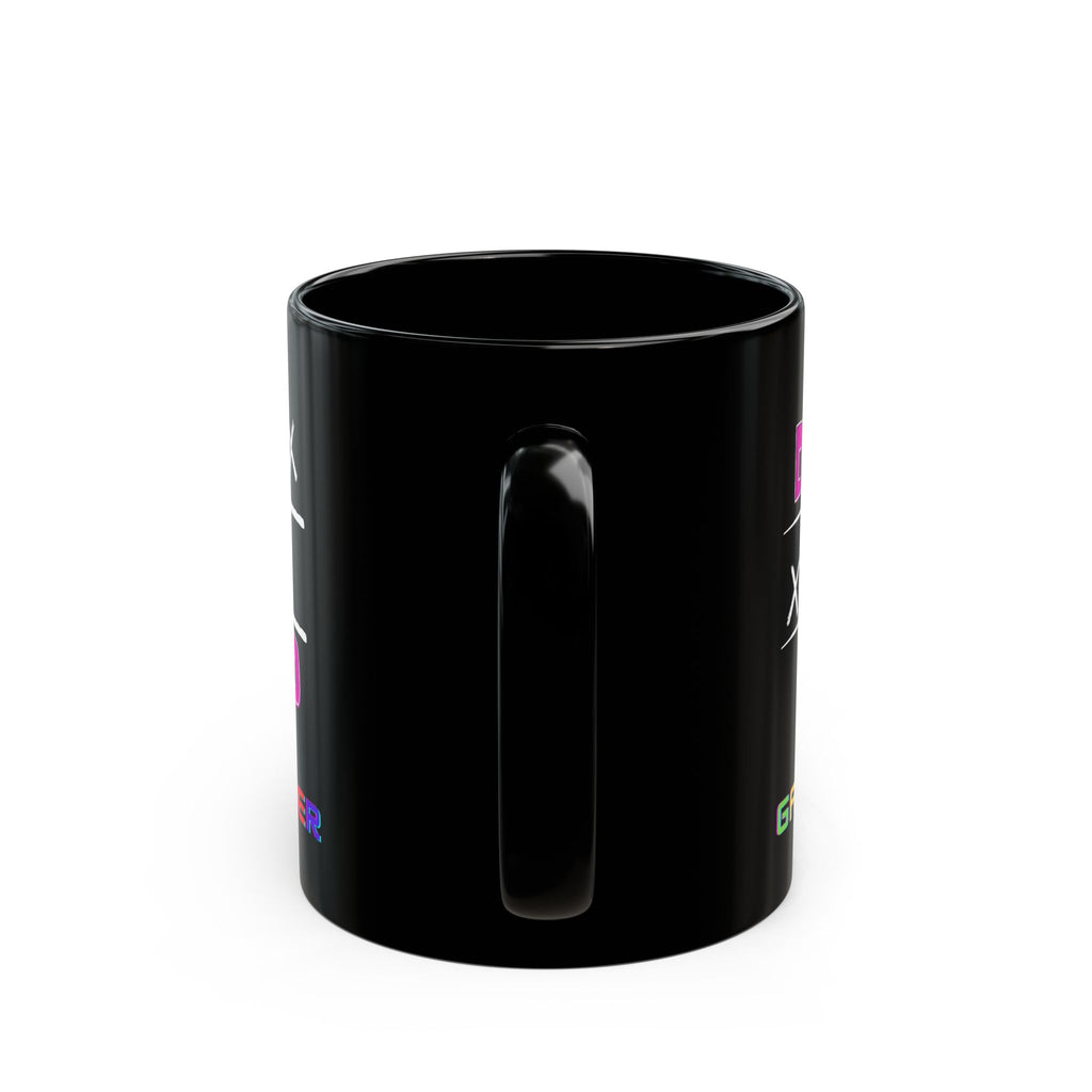 Dad Game Over - Black Coffee Mug, 11oz