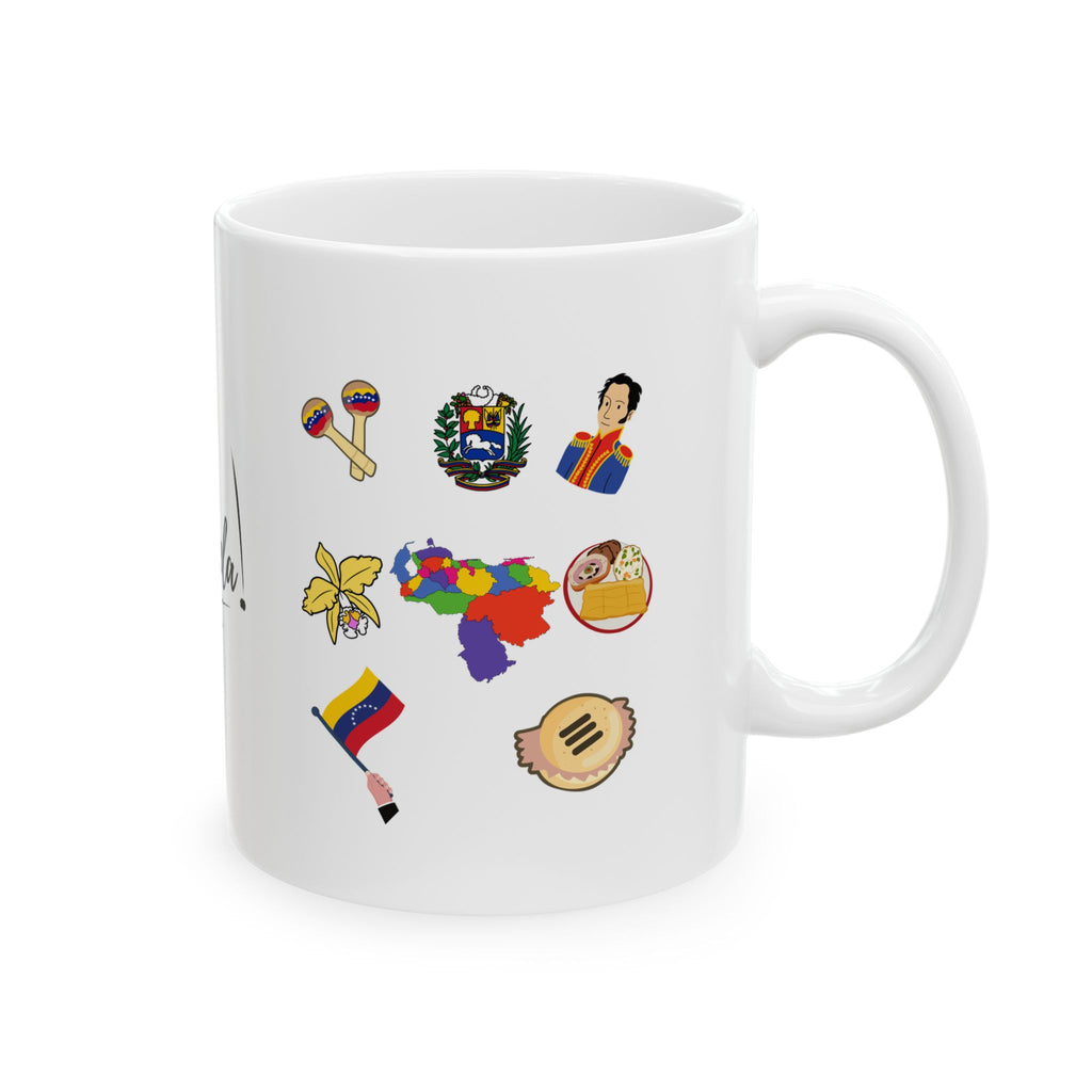 Venezuela Symbols - White Mug 11oz with