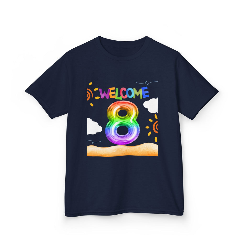 Welcome 8 -  Kids Heavy Cotton™ Tee