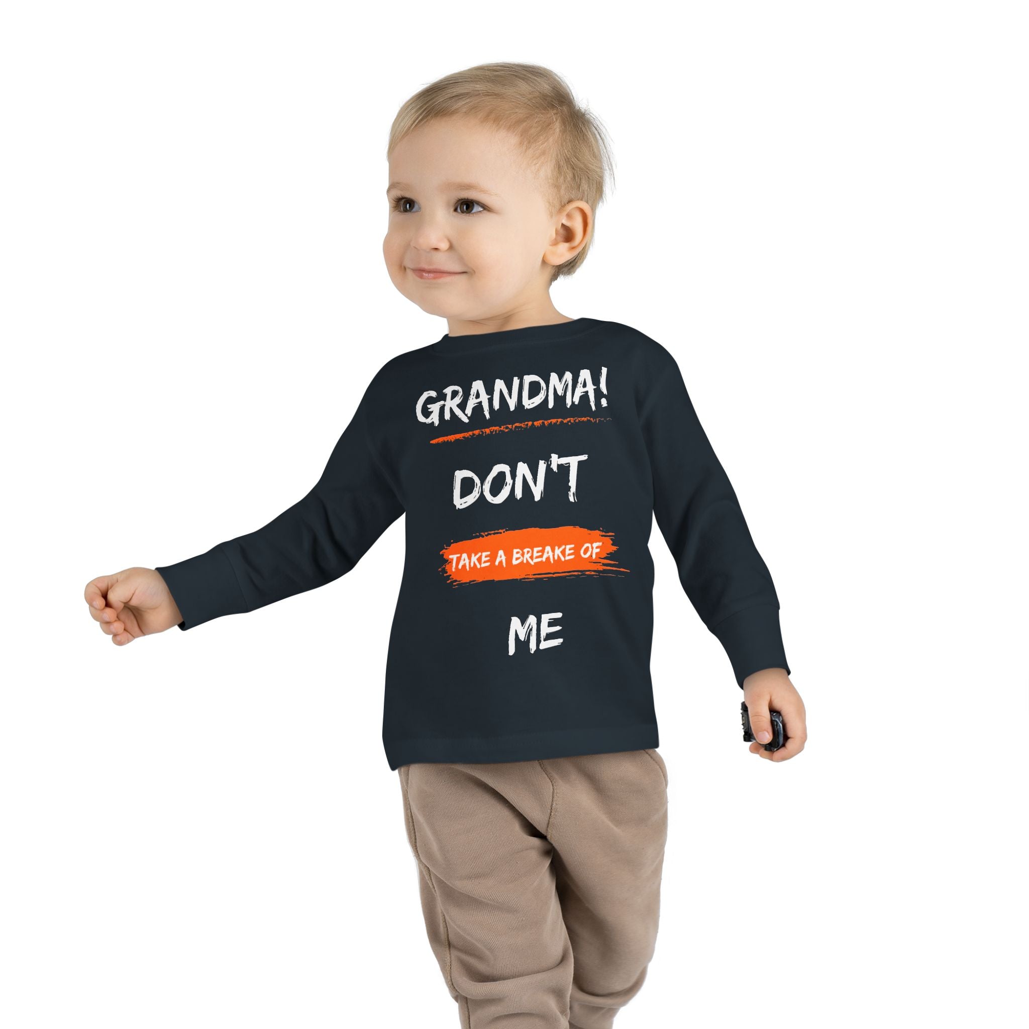 Toddler Long Sleeve Tee, Cute Toddler Shirt, Gift for Grandma, Funny Kids Tee, Toddler Graphic T-Shirt, Fall Outfit