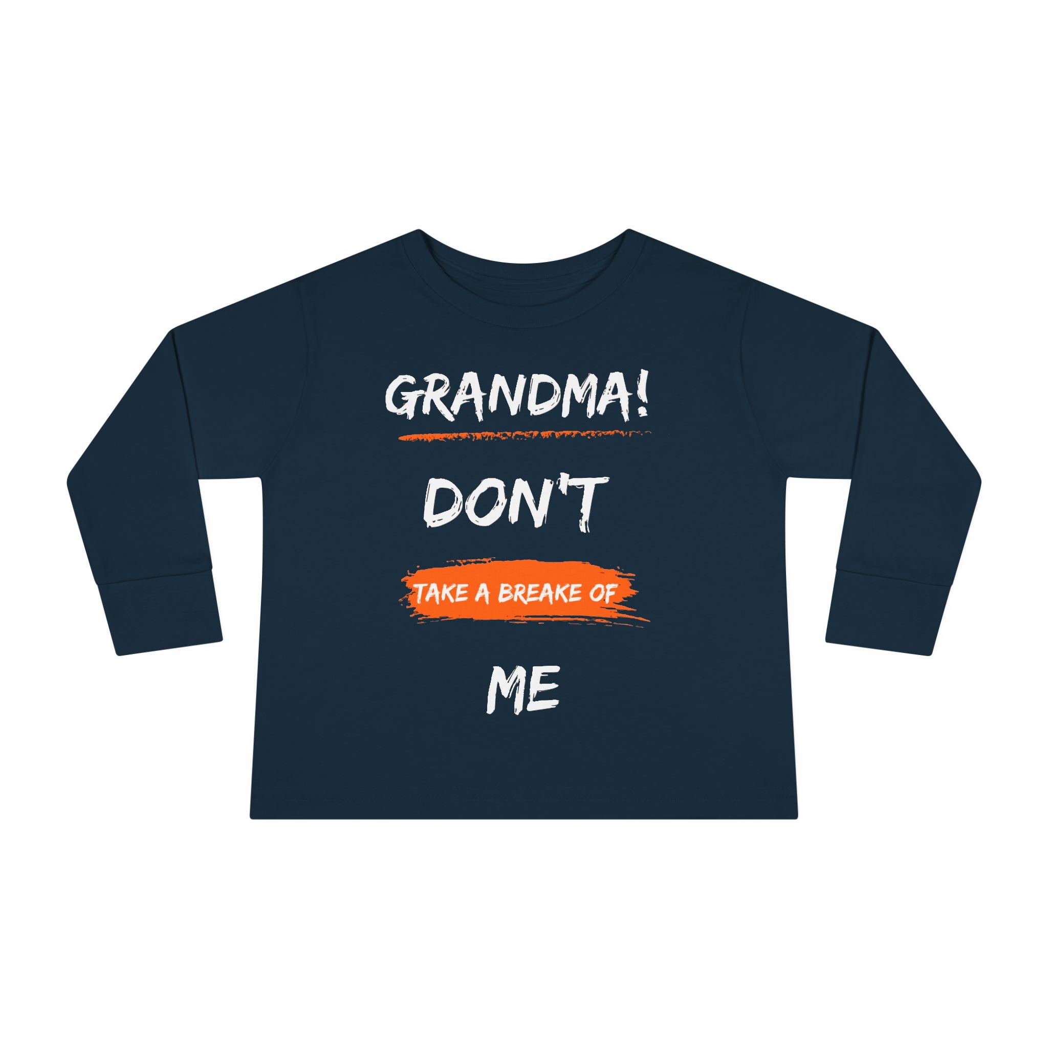 Toddler Long Sleeve Tee, Cute Toddler Shirt, Gift for Grandma, Funny Kids Tee, Toddler Graphic T-Shirt, Fall Outfit
