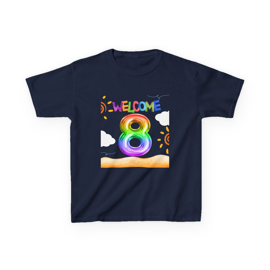 Welcome 8 -  Kids Heavy Cotton™ Tee