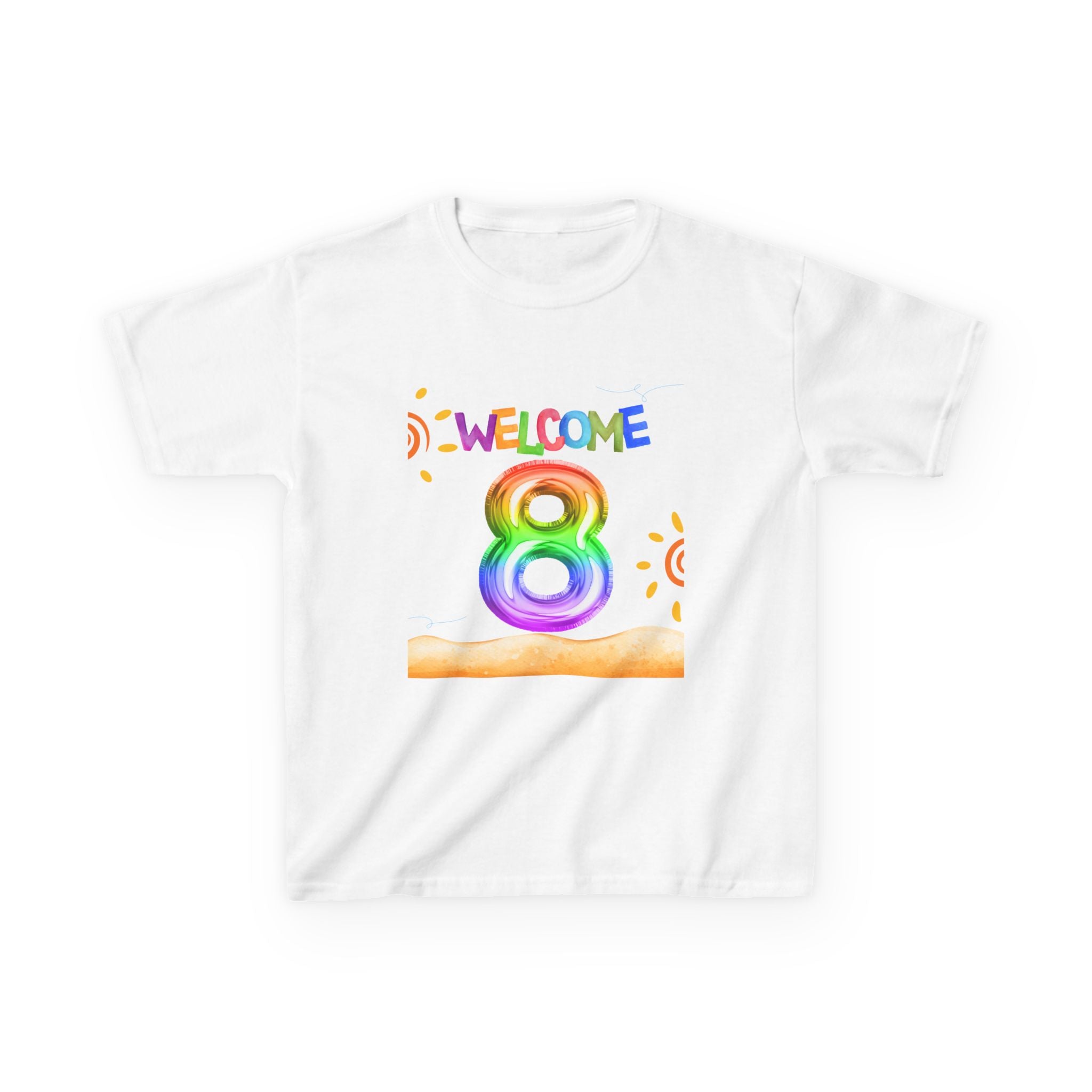 Welcome 8 -  Kids Heavy Cotton™ Tee