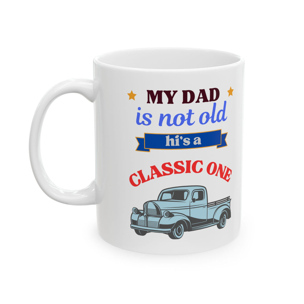 Dad Classic One 2 - White Mug 11oz