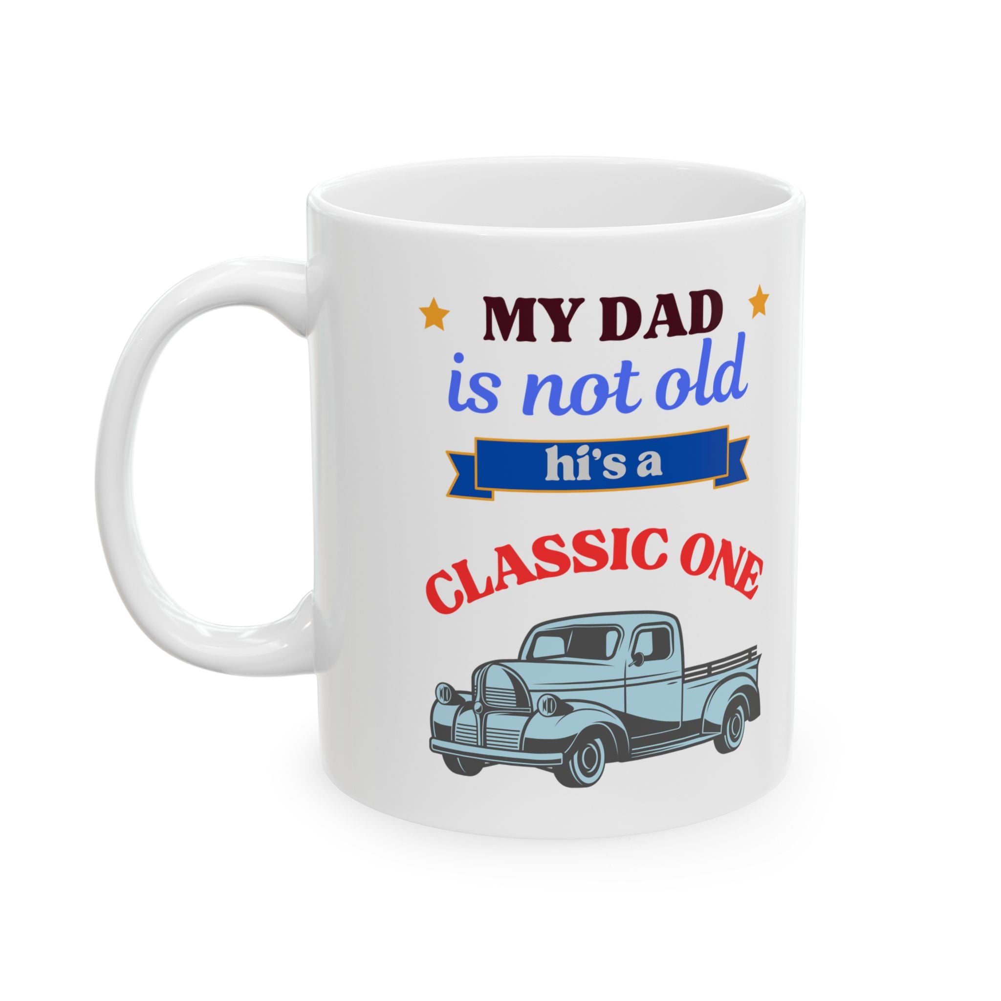 Dad Classic One 2 - White Mug 11oz