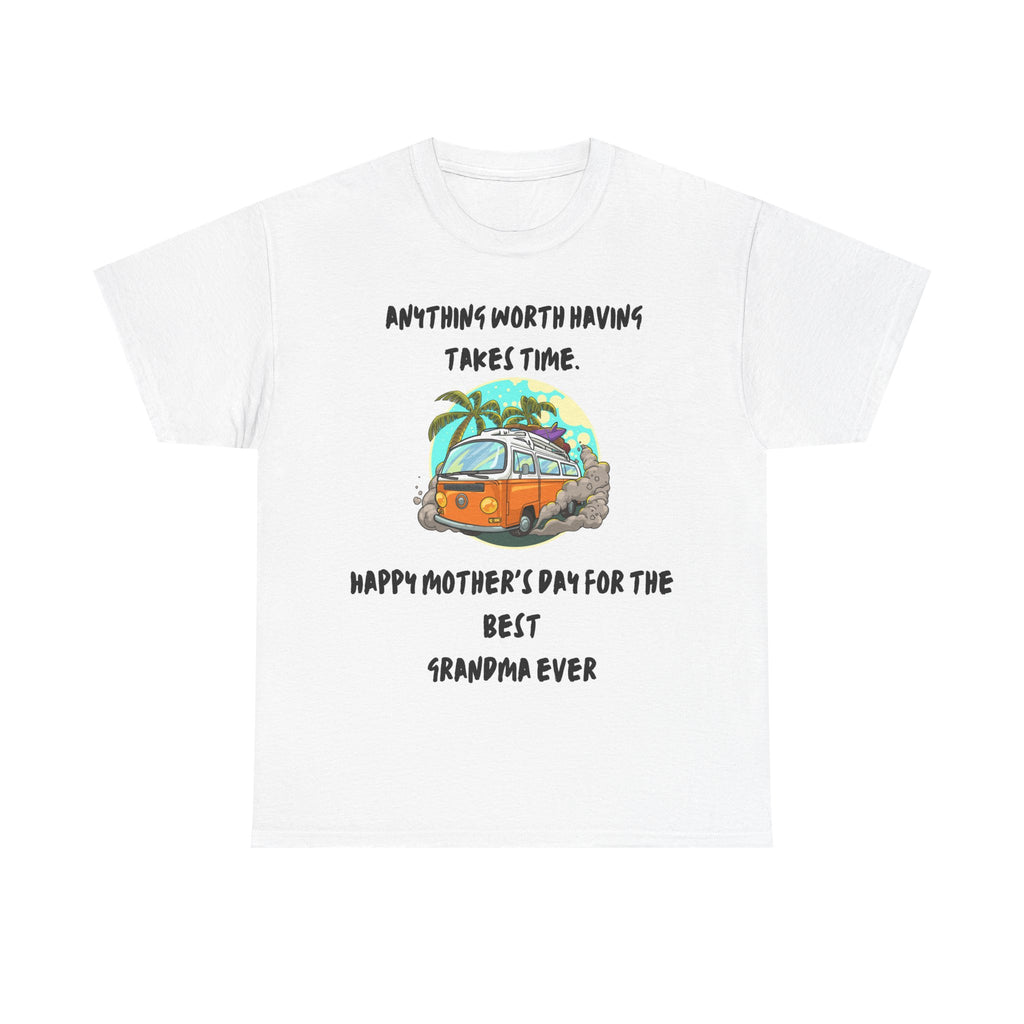 Vintage-Inspired Mother's Day Unisex Tee, Perfect Gift for Grandma, Relaxed Fit Cotton Shirt, Happy Moments, Family Celebrations