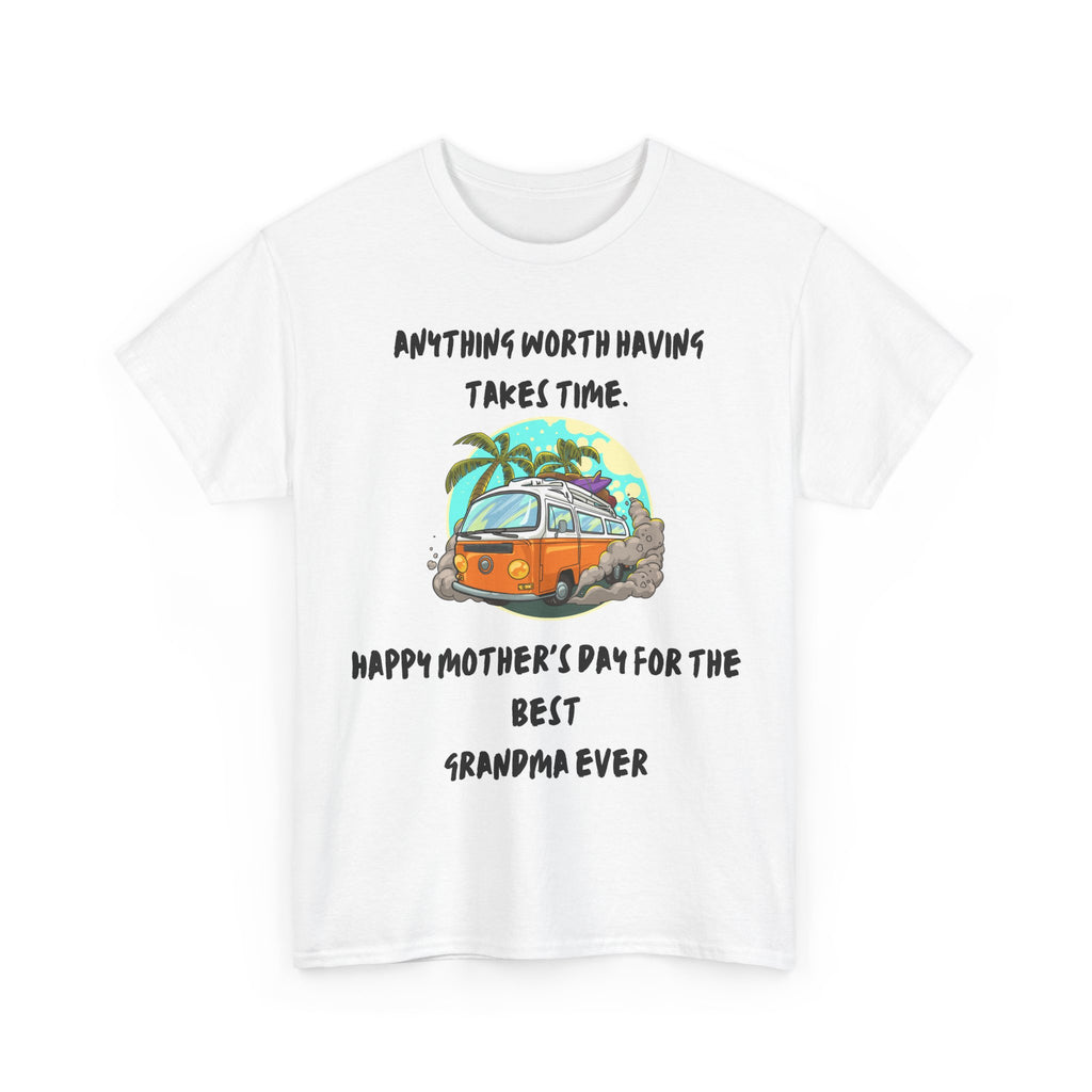 Vintage-Inspired Mother's Day Unisex Tee, Perfect Gift for Grandma, Relaxed Fit Cotton Shirt, Happy Moments, Family Celebrations