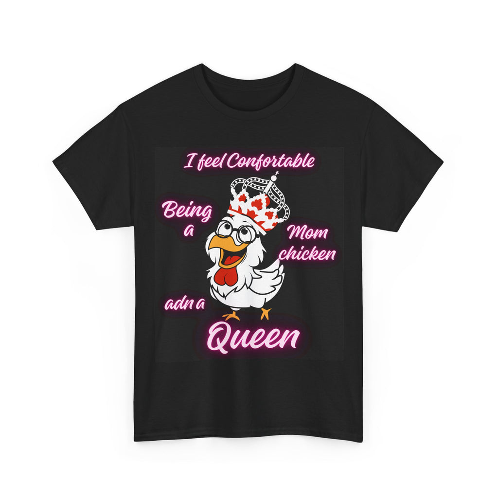 Funny Chicken Mom Queen Tee - Gift for Mother, Animal Lover, Birthday, Mother's Day, Casual Wear, Unisex T-Shirt