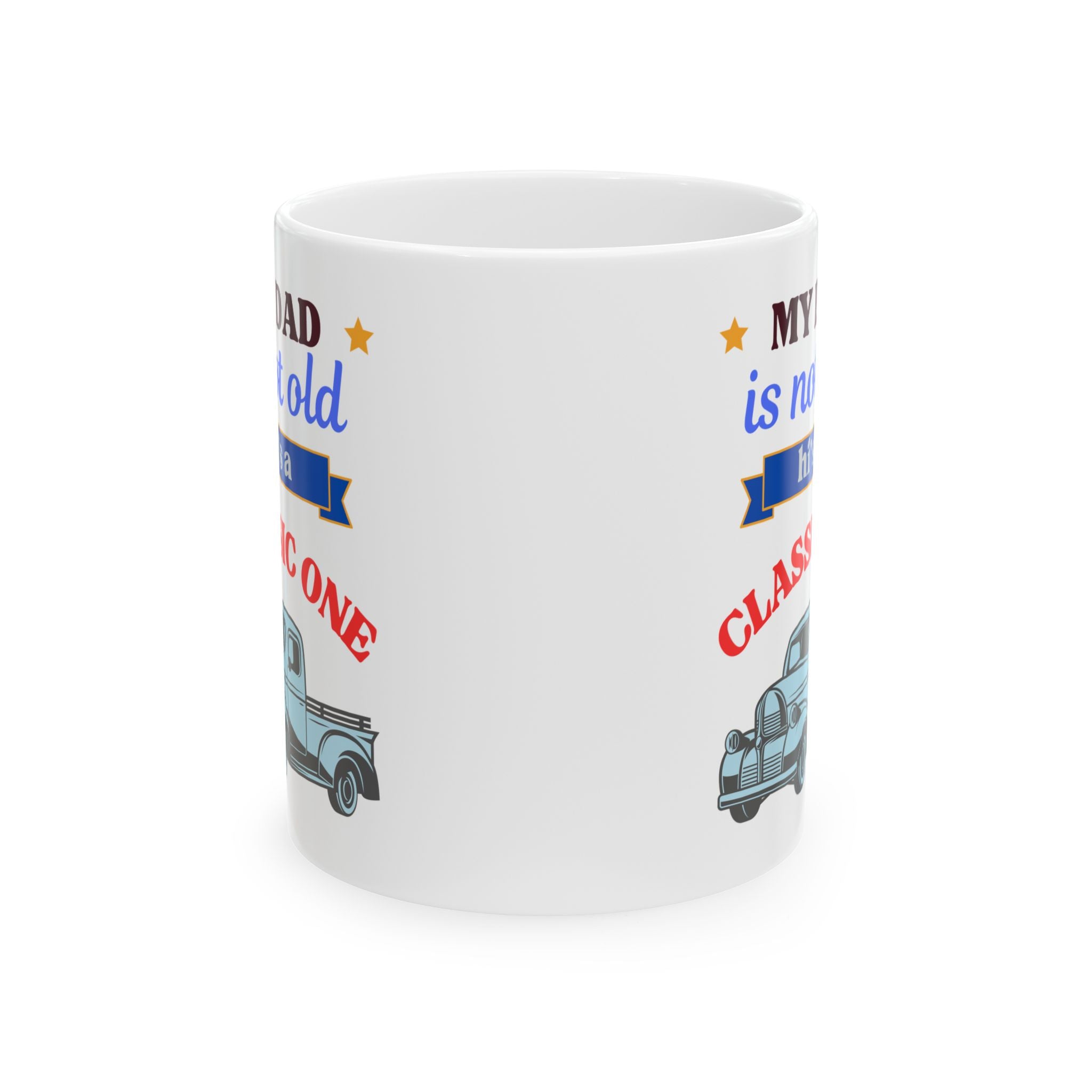 Dad Classic One 2 - White Mug 11oz