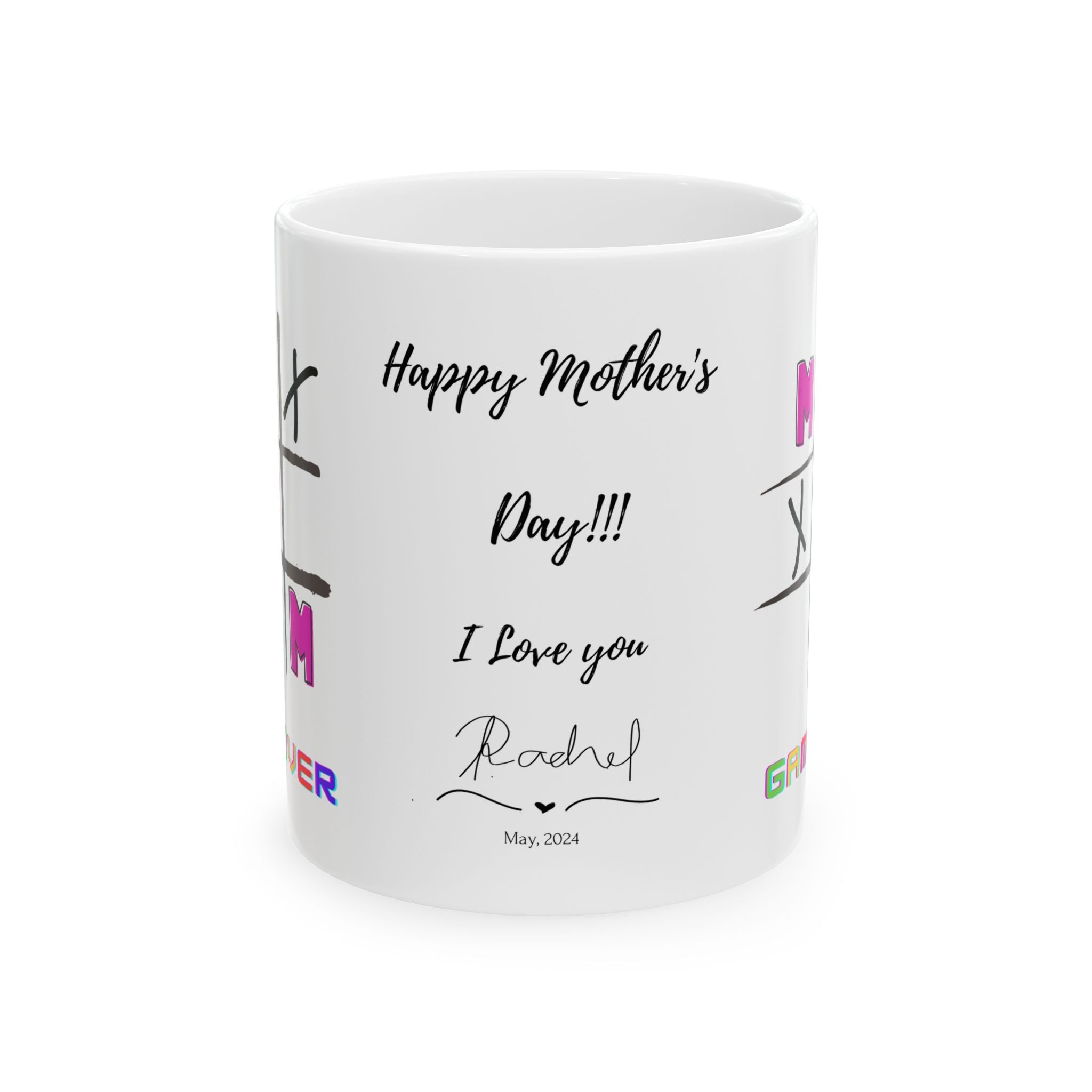 Mom Game Over - Ceramic Mug, (11oz, 15oz)