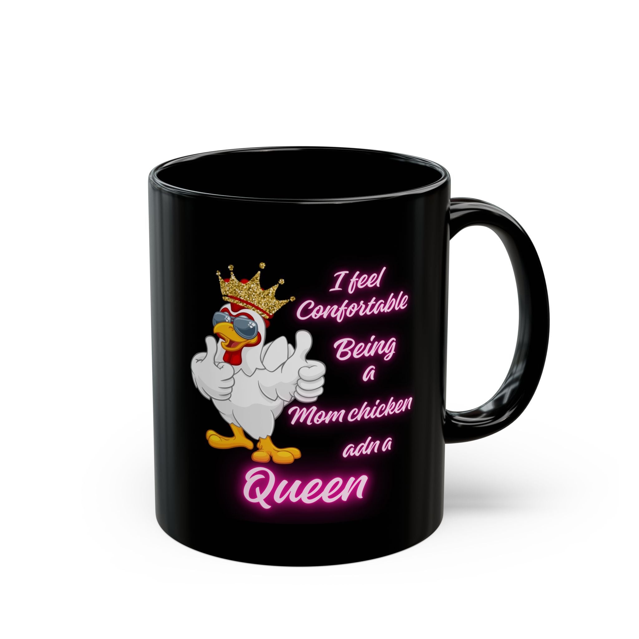 Funny Chicken Mom Mug, Gift for Mom, Mother's Day Coffee Cup, Humor Mug, Cute Chicken Mom