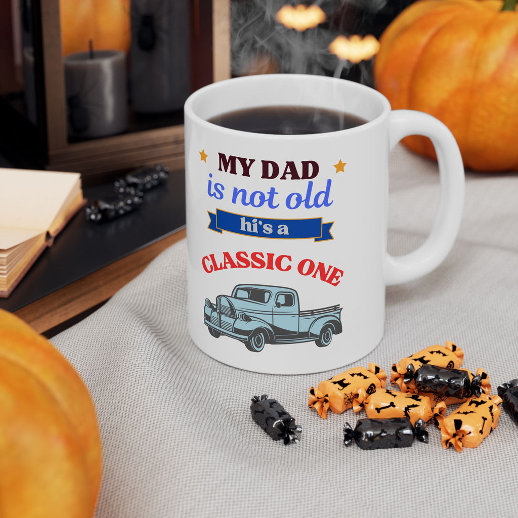 Dad Classic One 2 - White Mug 11oz