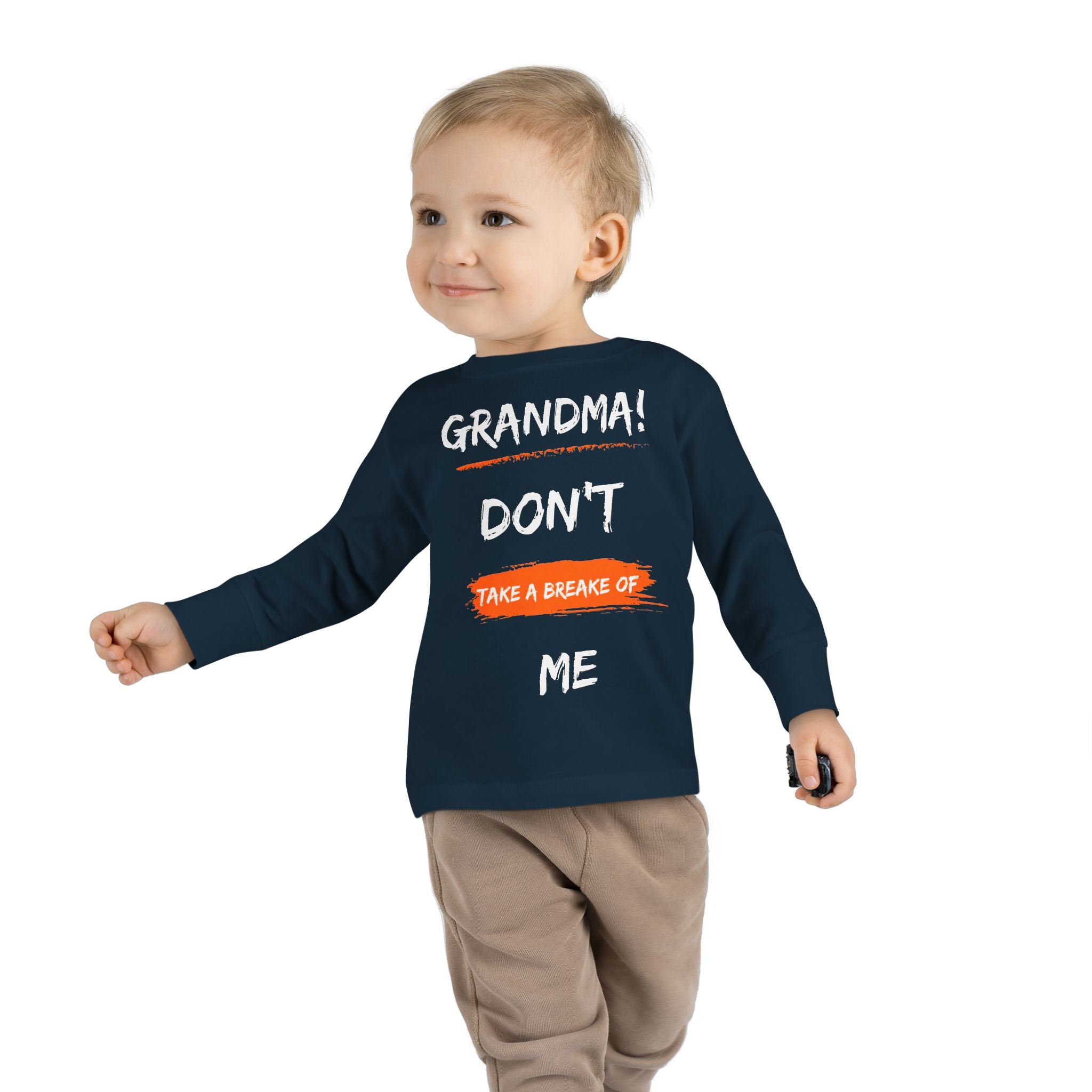 Toddler Long Sleeve Tee, Cute Toddler Shirt, Gift for Grandma, Funny Kids Tee, Toddler Graphic T-Shirt, Fall Outfit