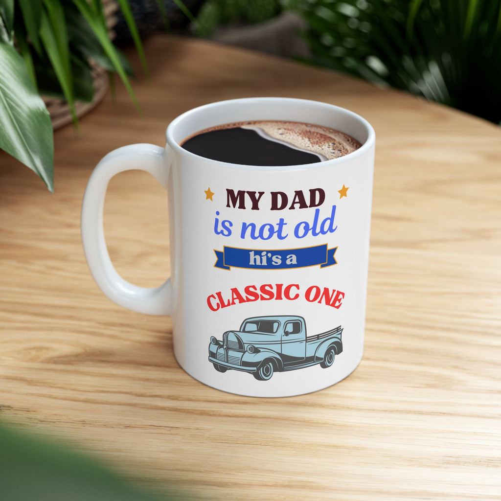 Dad Classic One 2 - White Mug 11oz