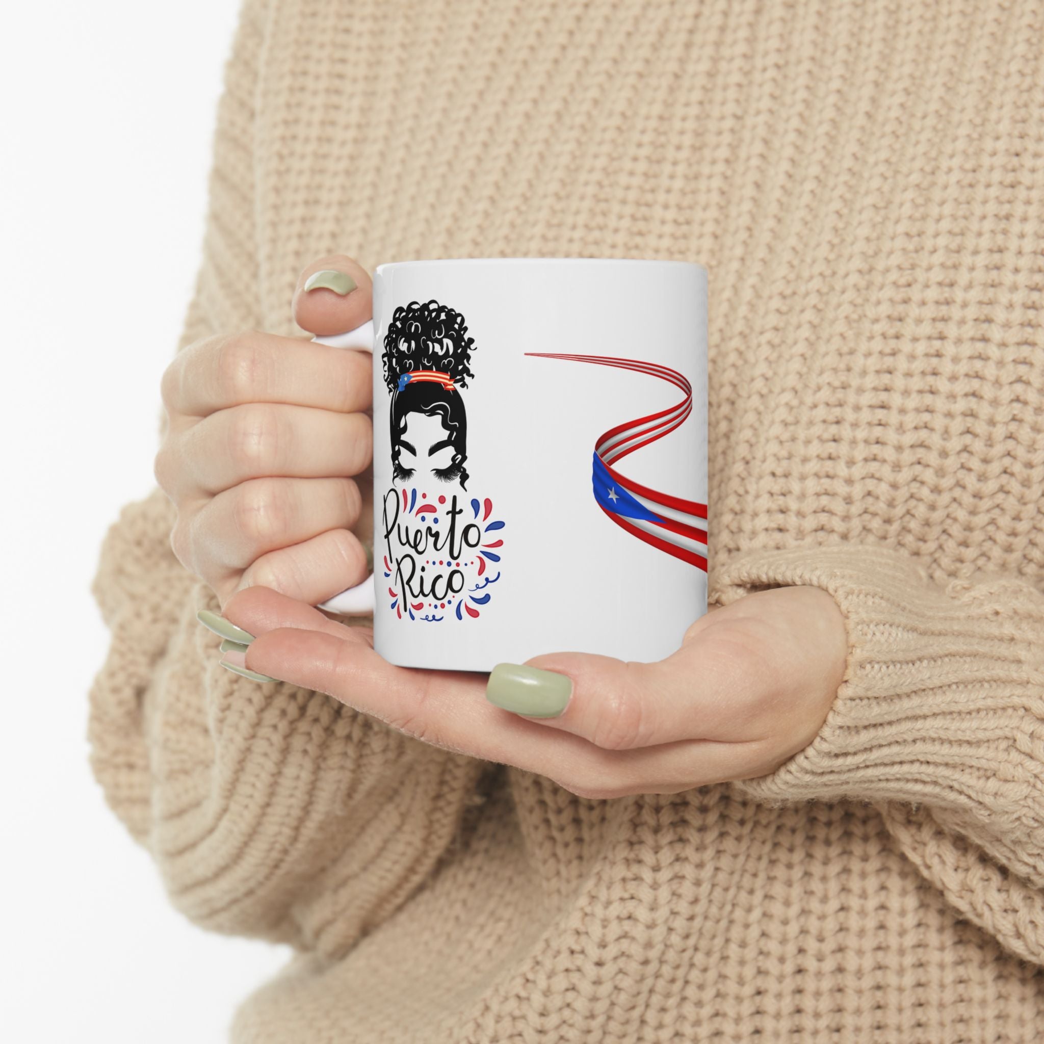 Patriotic Ceramic Mug | Country Love Coffee Cup | 4th of July, Memorial Day, Holiday Gift, Customizable Drinkware