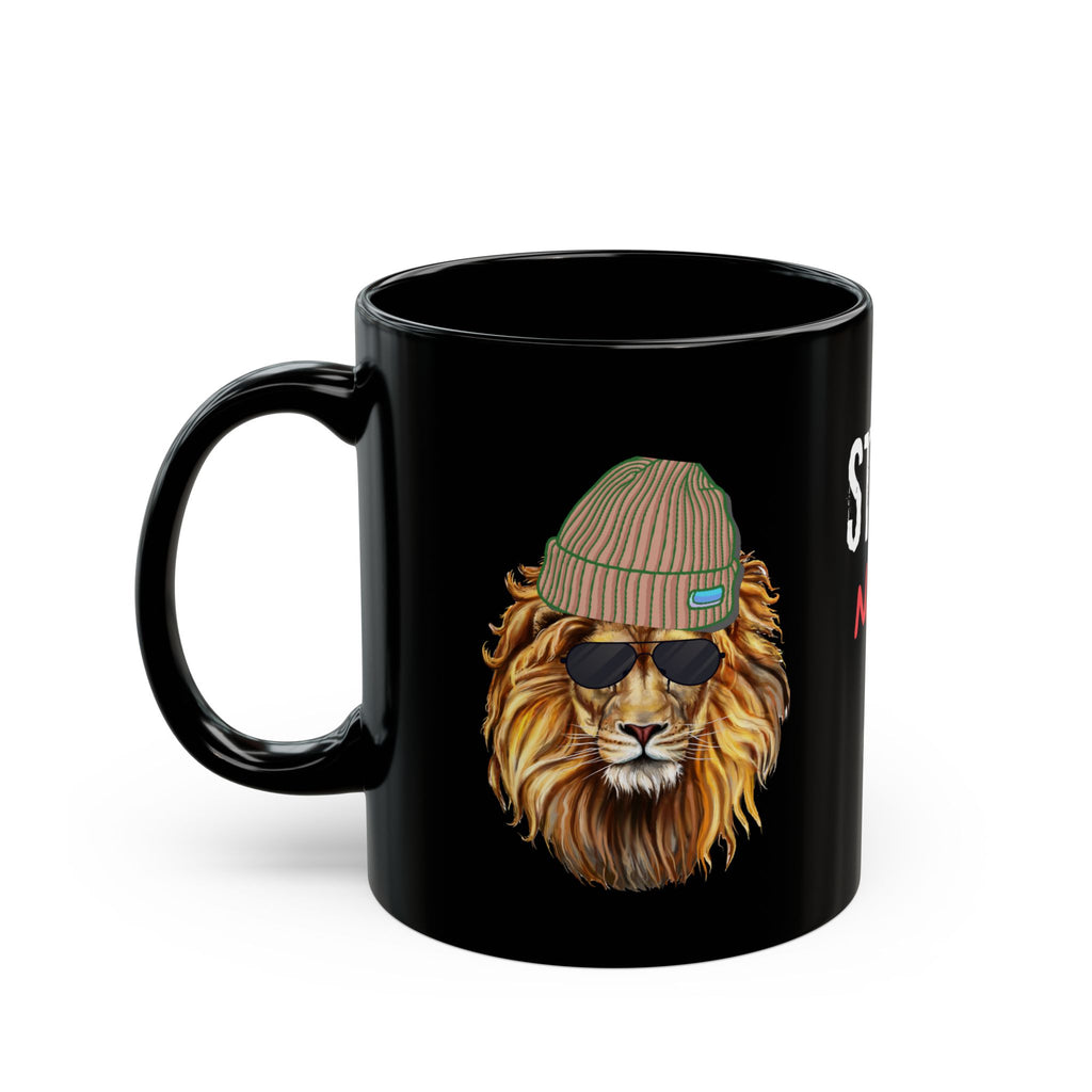 Steak Night Lion Mug - Perfect for Meat Lovers, Father's Day Gift, BBQ Enthusiasts, Coffee Lovers, Unique Kitchen Decor