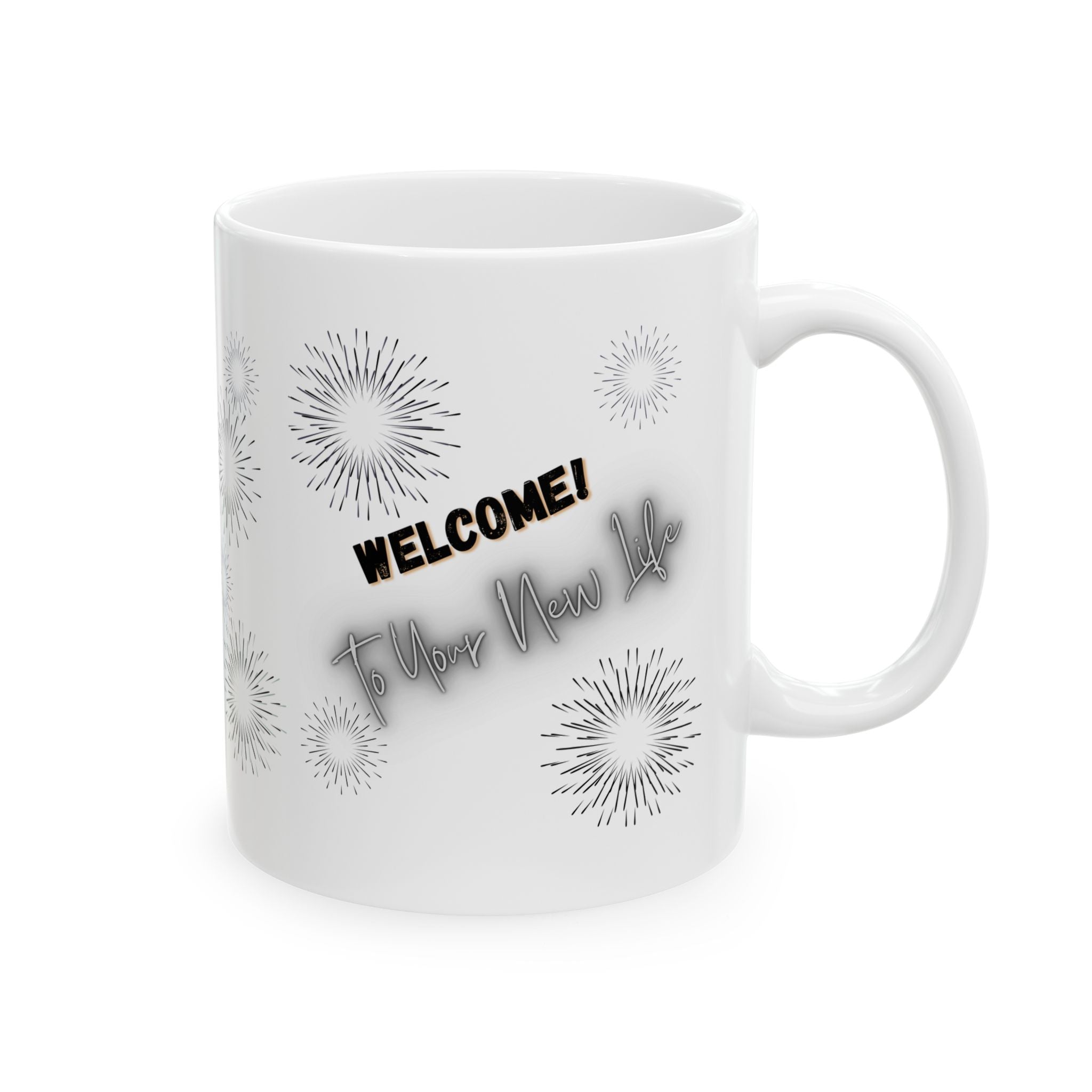 Mug Welcome to Your New Life - Personalized mugs