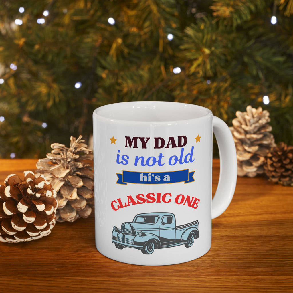 Dad Classic One 2 - White Mug 11oz