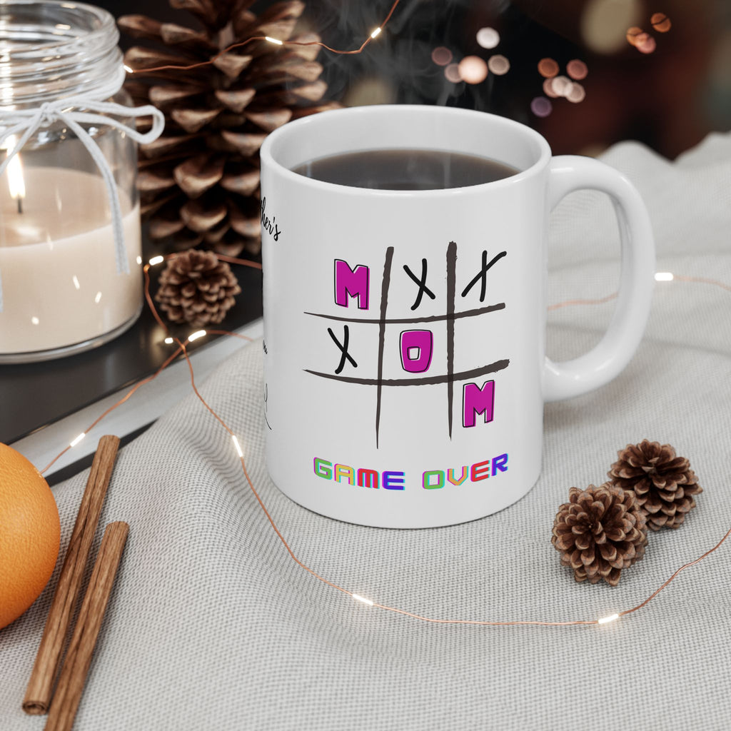 Mom Game Over - Ceramic Mug, (11oz, 15oz)