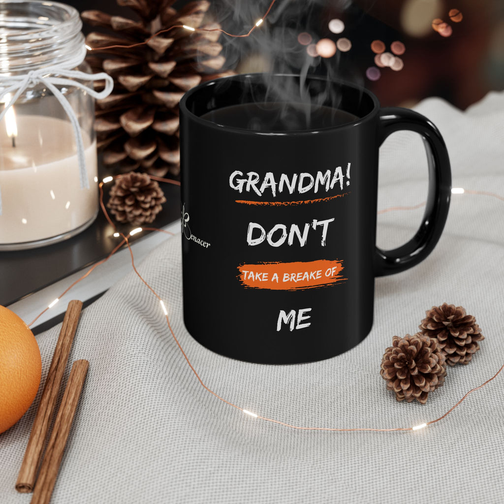 Grandma's Coffee Mug, Funny Gift for Grandma, Black Mug, Family Humor, Unique Grandma Gift, Coffee Lover
