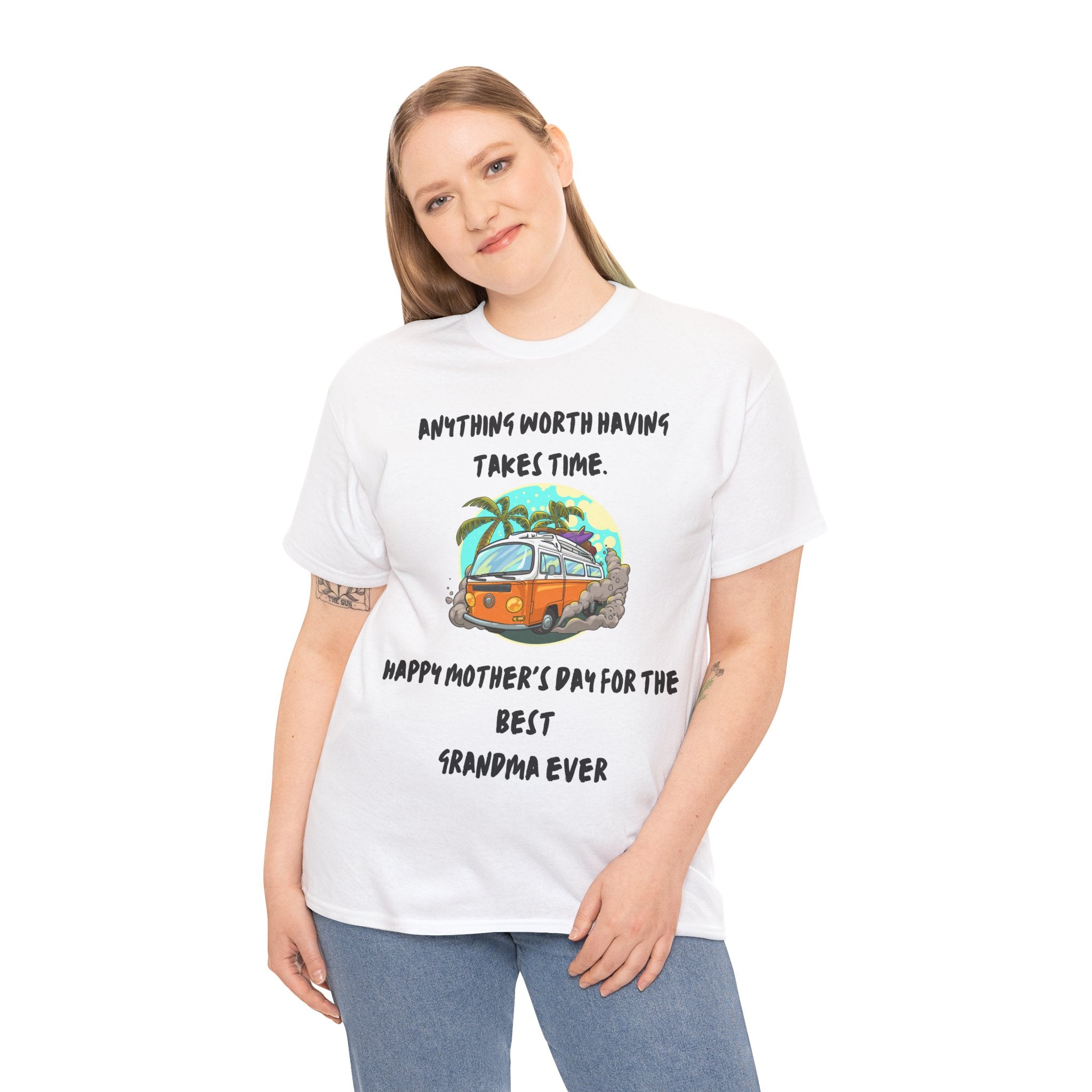 Vintage-Inspired Mother's Day Unisex Tee, Perfect Gift for Grandma, Relaxed Fit Cotton Shirt, Happy Moments, Family Celebrations