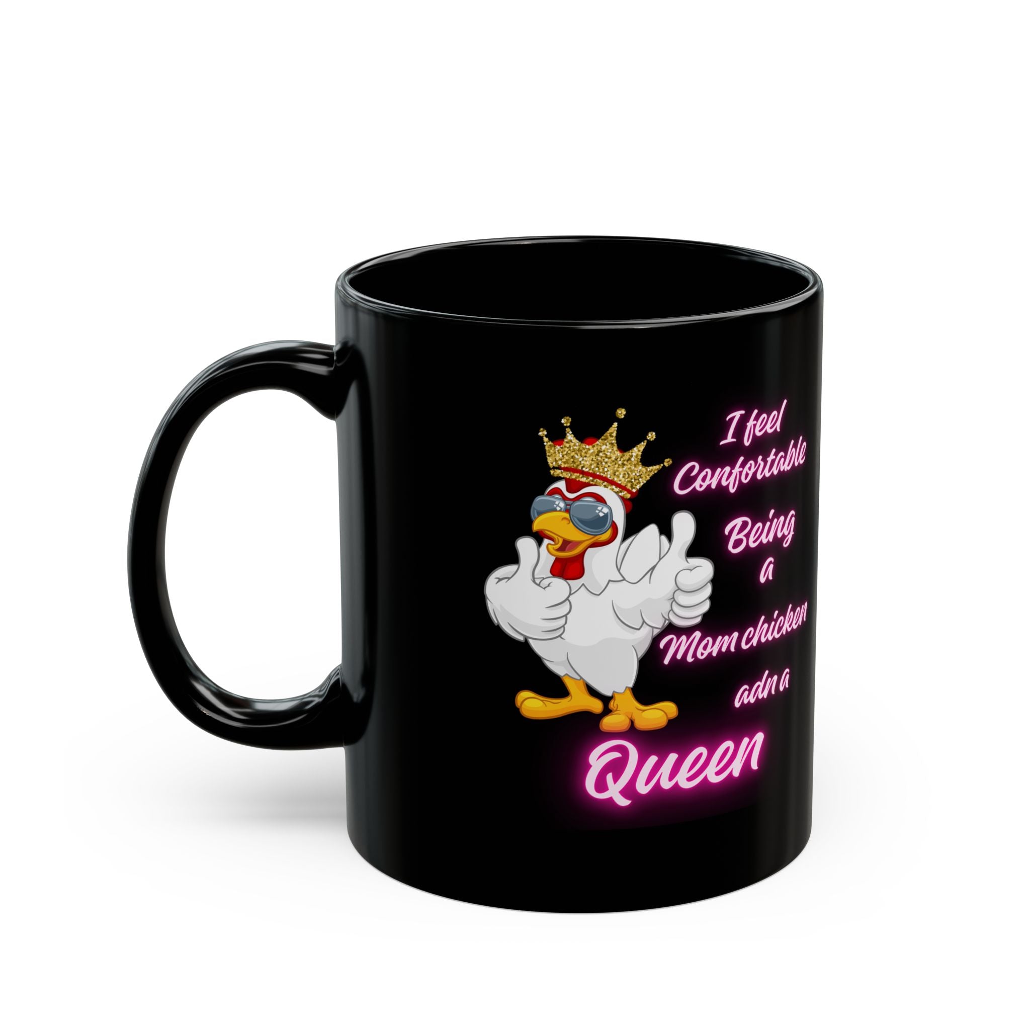 Funny Chicken Mom Mug, Gift for Mom, Mother's Day Coffee Cup, Humor Mug, Cute Chicken Mom