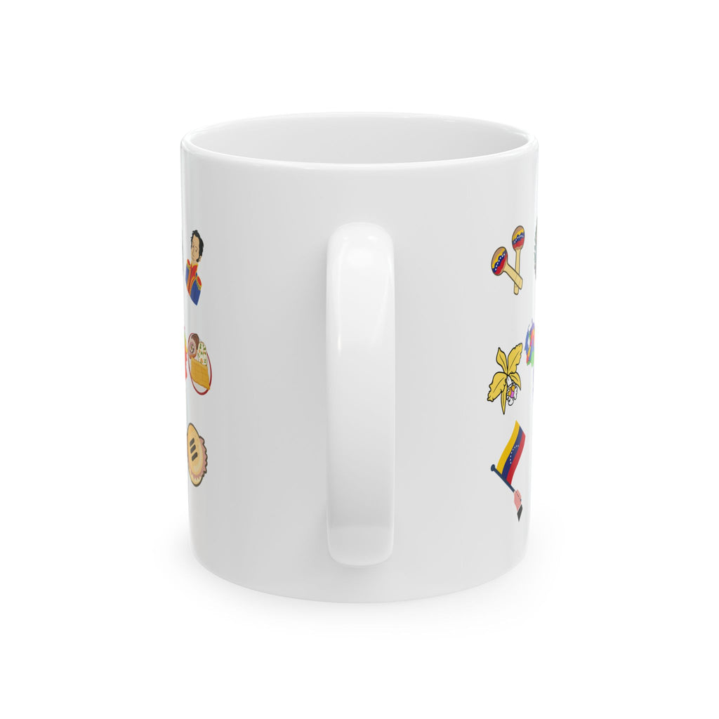 Venezuela Symbols - White Mug 11oz with