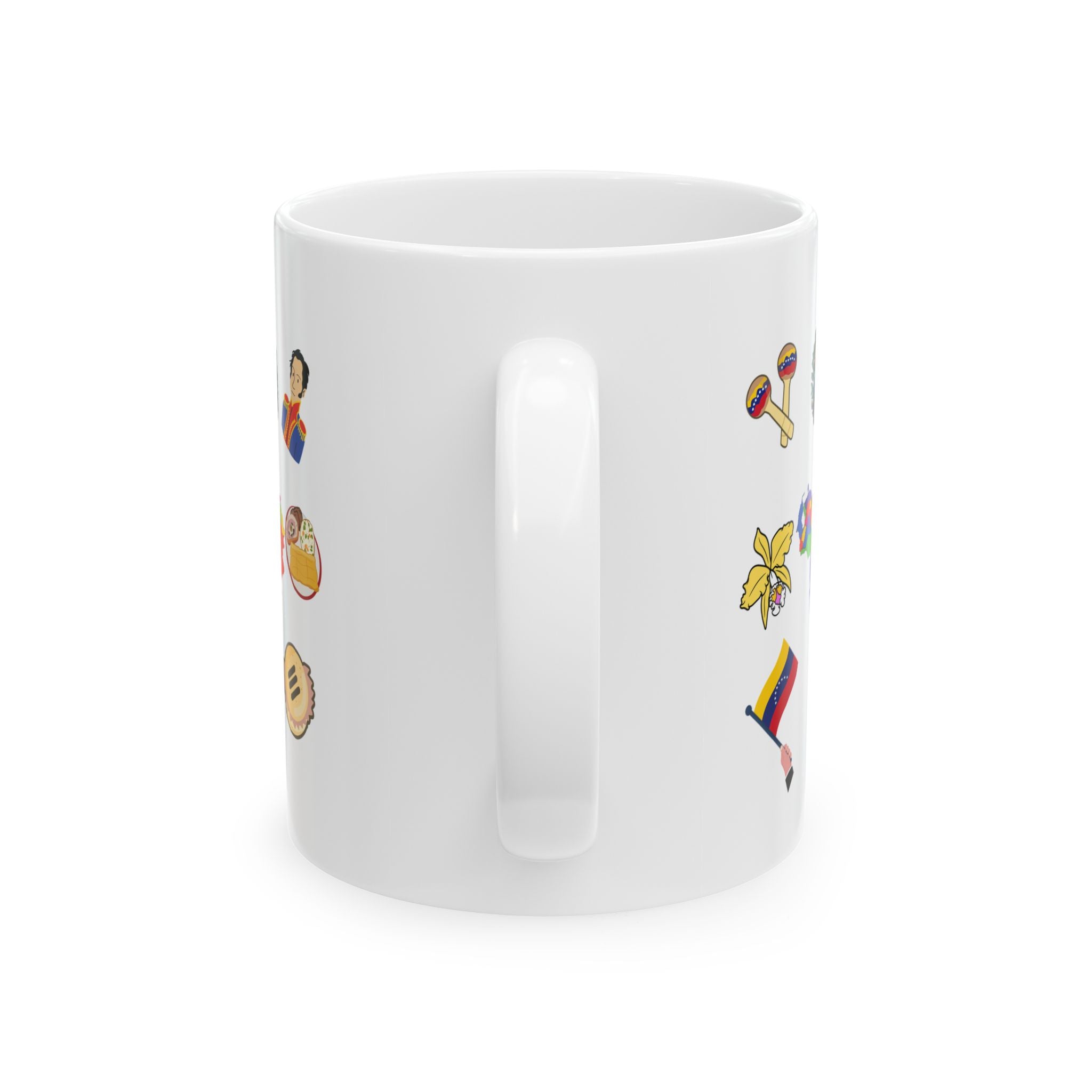 Venezuela Symbols - White Mug 11oz with