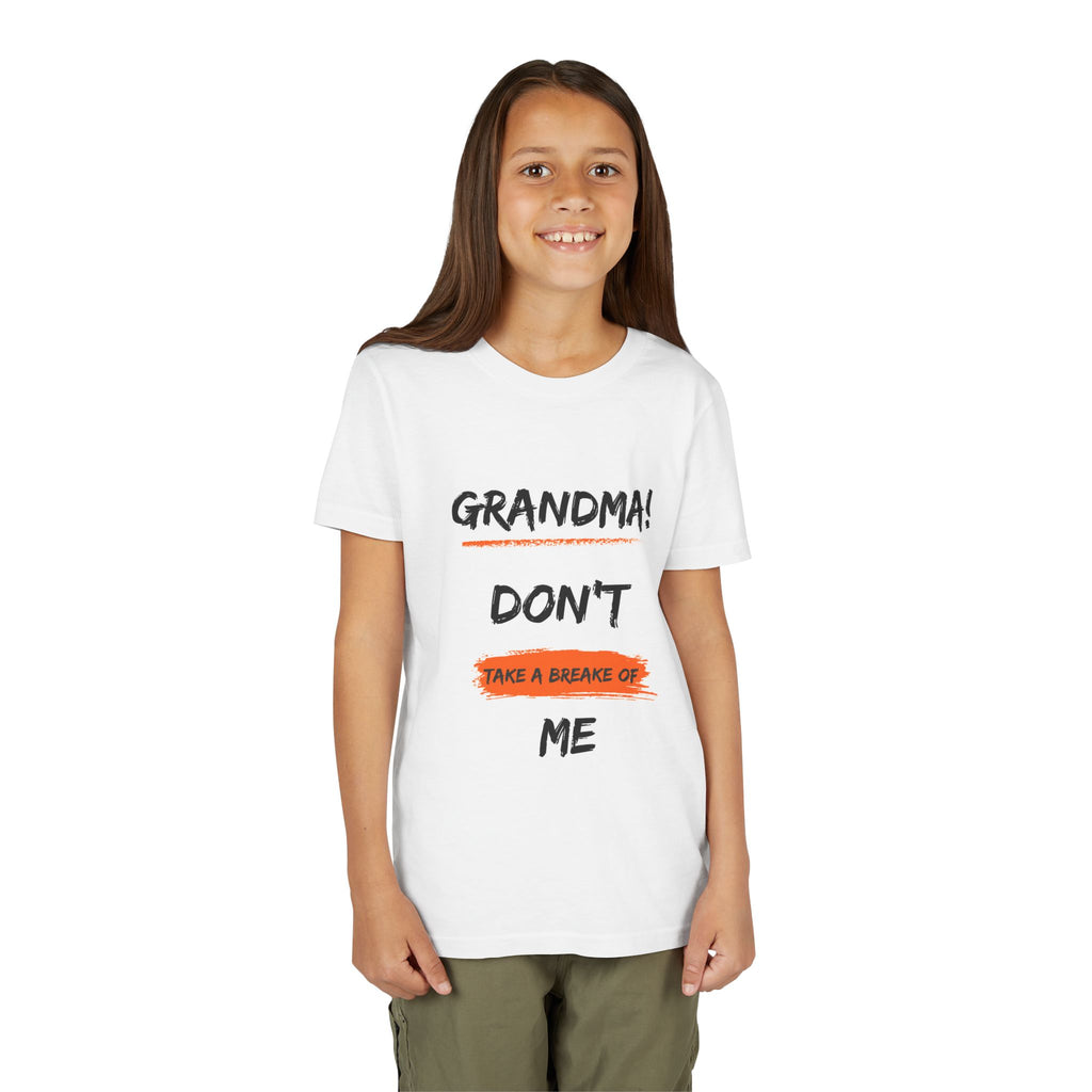 Funny Youth Tee for Kids, Youth Short Sleeve Shirt, Grandma Gift, Birthday Party Outfit, Humor Tee, Kids Casual Wear