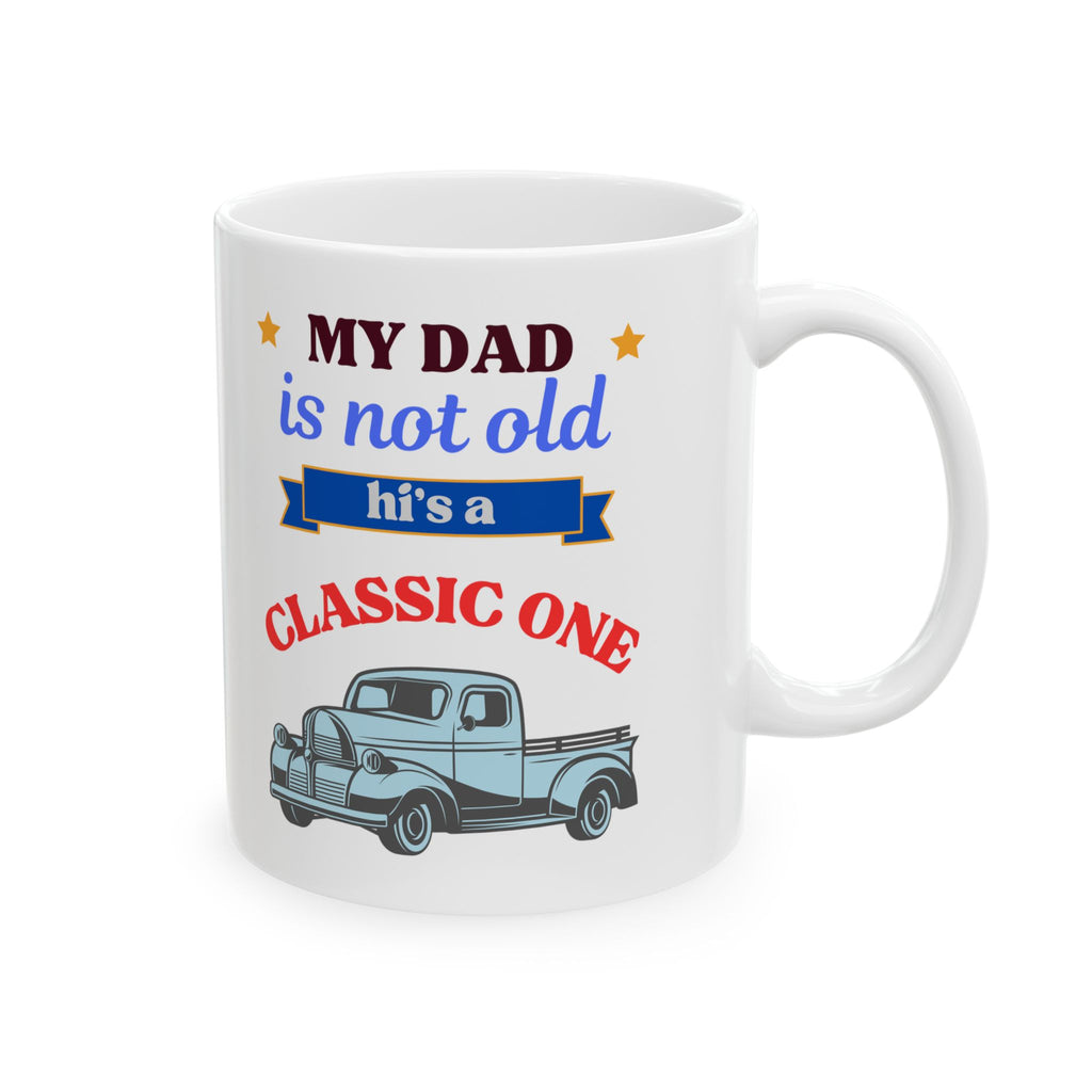 Dad Classic One 2 - White Mug 11oz