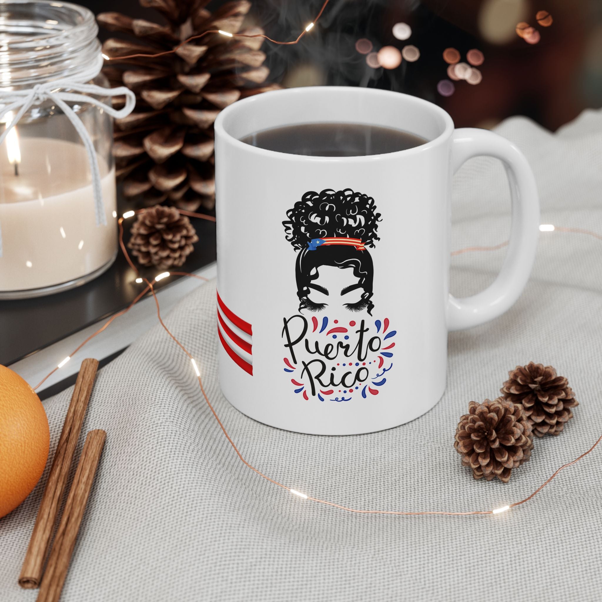 Patriotic Ceramic Mug | Country Love Coffee Cup | 4th of July, Memorial Day, Holiday Gift, Customizable Drinkware