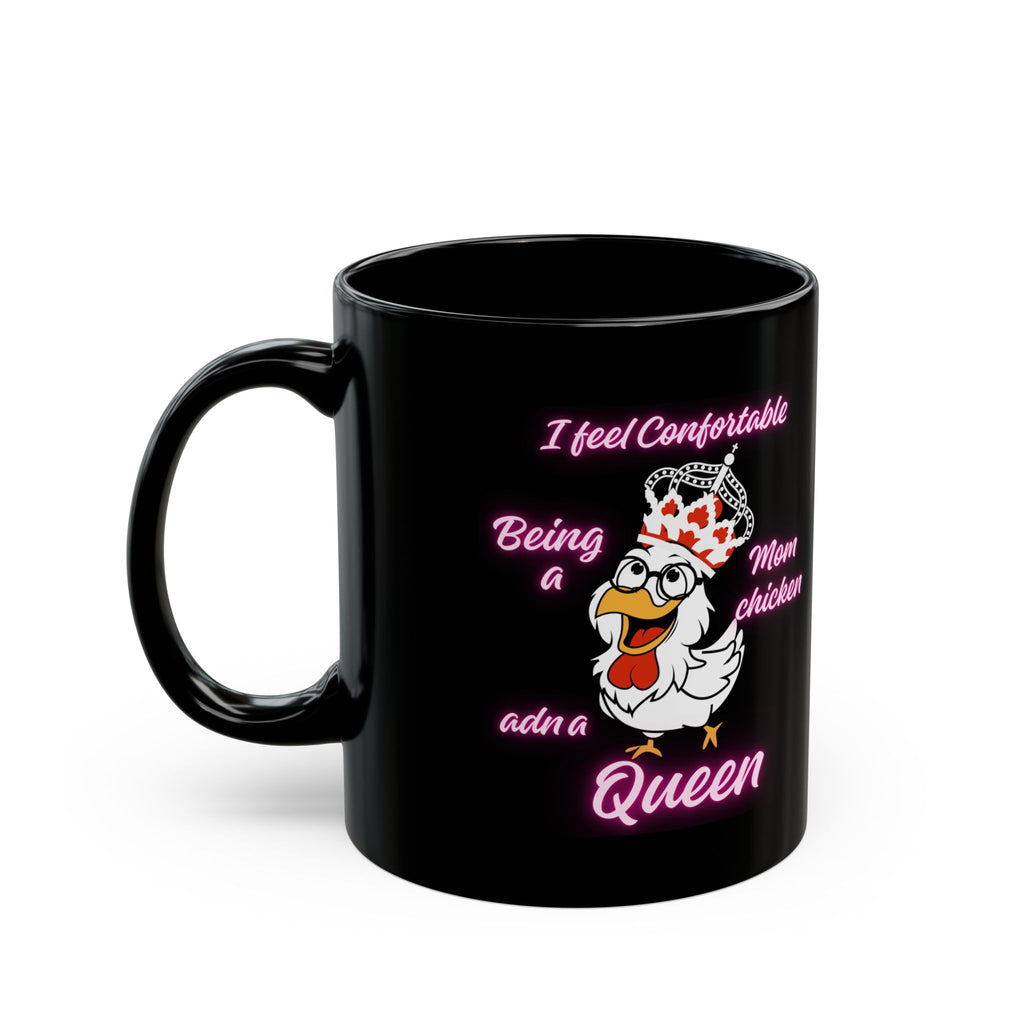 Queen Chicken Mom Mug - Perfect Gift for Mother's Day, Birthday, or Any Loving Mom Who Deserves to Feel Royal, Funny Coffee Cup, [...]
