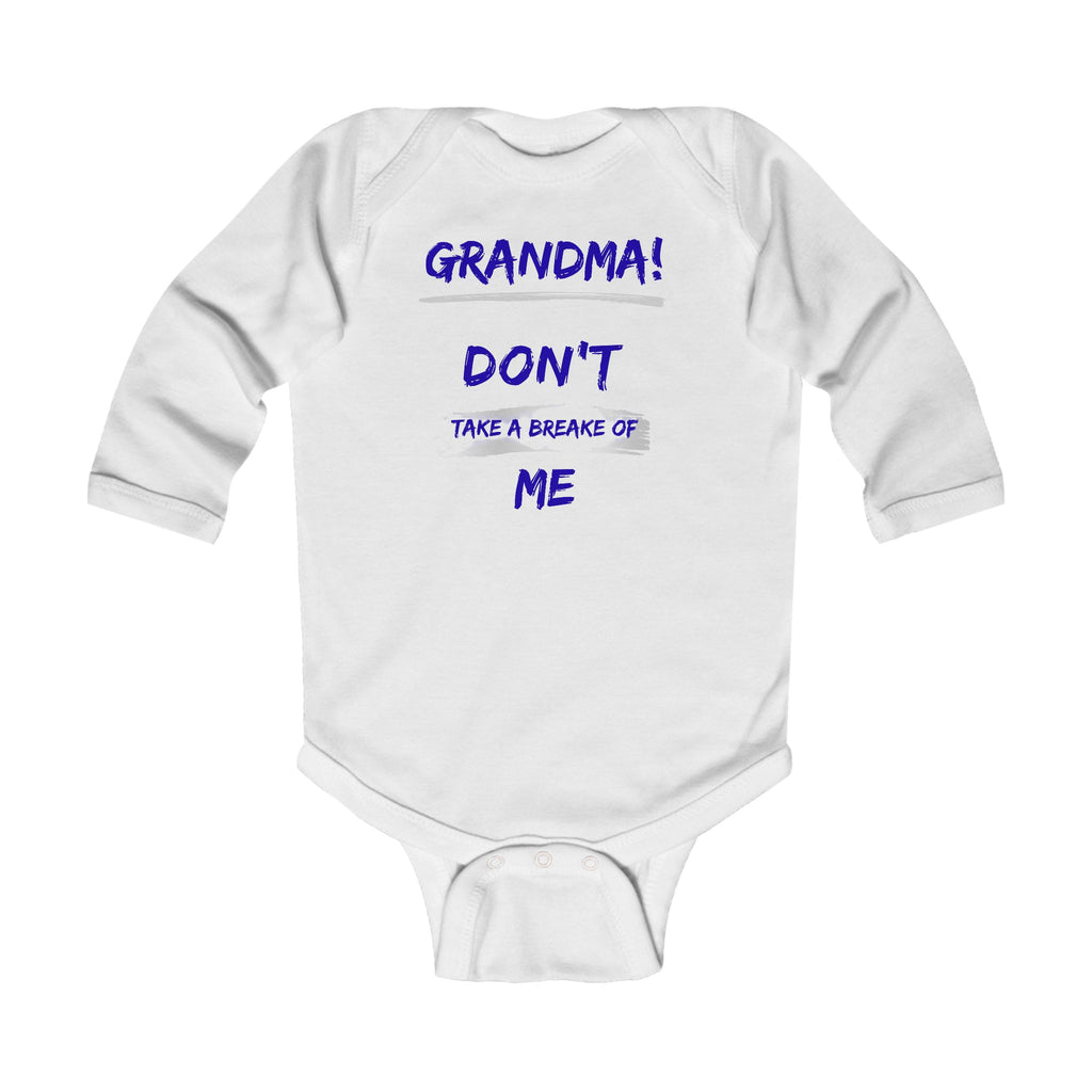 Grandma's Little One Bodysuit, Funny Infant Long Sleeve, Baby Shower Gift, Newborn Outfit, Grandparent Gift