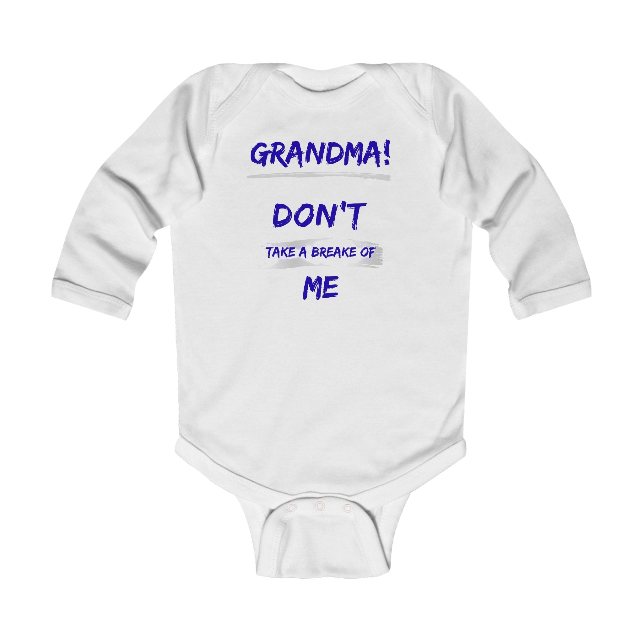 Grandma's Little One Bodysuit, Funny Infant Long Sleeve, Baby Shower Gift, Newborn Outfit, Grandparent Gift