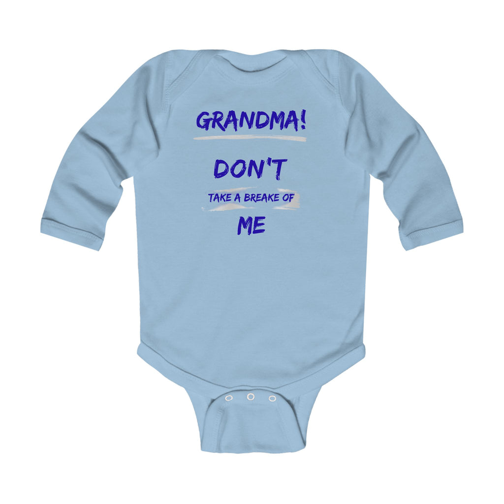 Grandma's Little One Bodysuit, Funny Infant Long Sleeve, Baby Shower Gift, Newborn Outfit, Grandparent Gift