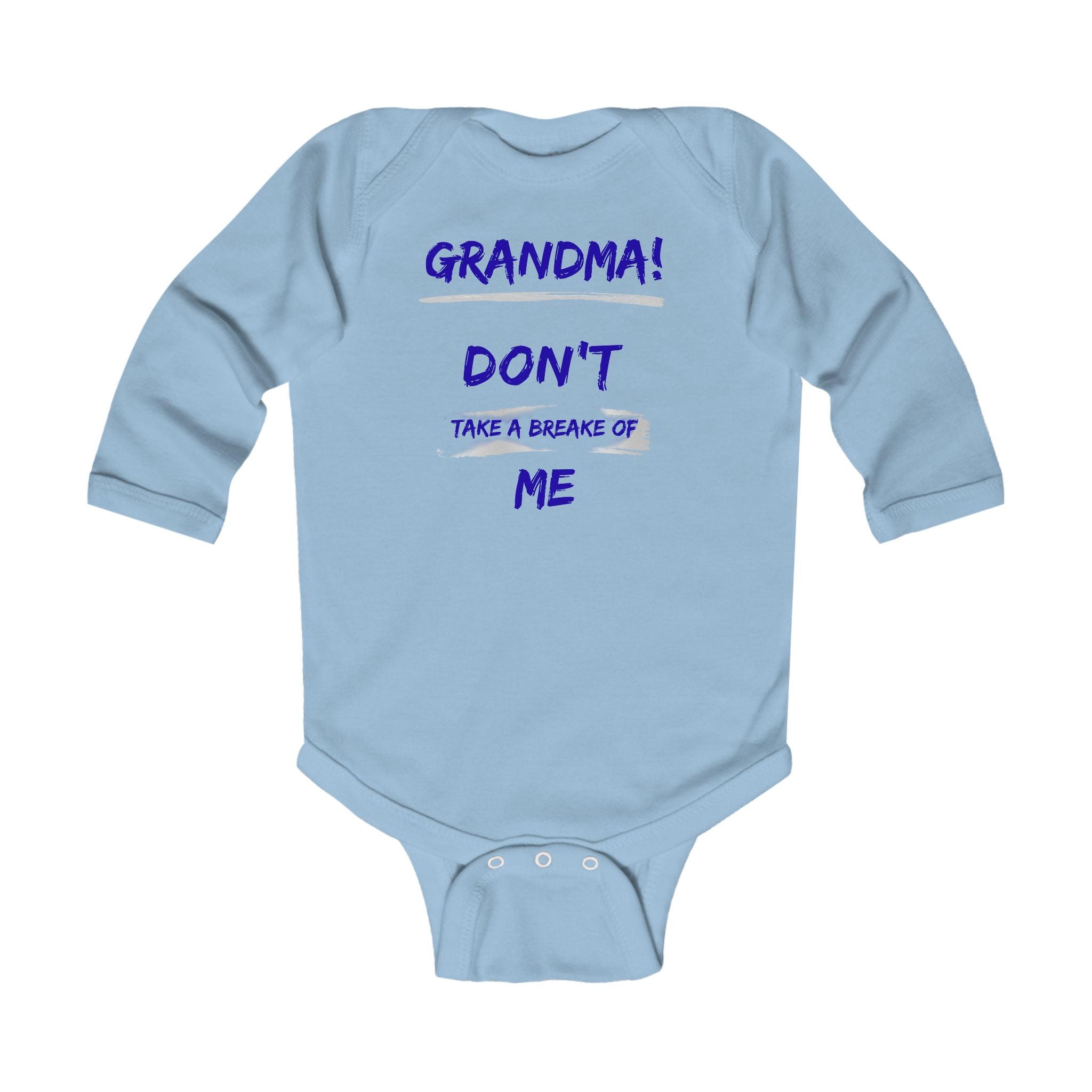 Grandma's Little One Bodysuit, Funny Infant Long Sleeve, Baby Shower Gift, Newborn Outfit, Grandparent Gift