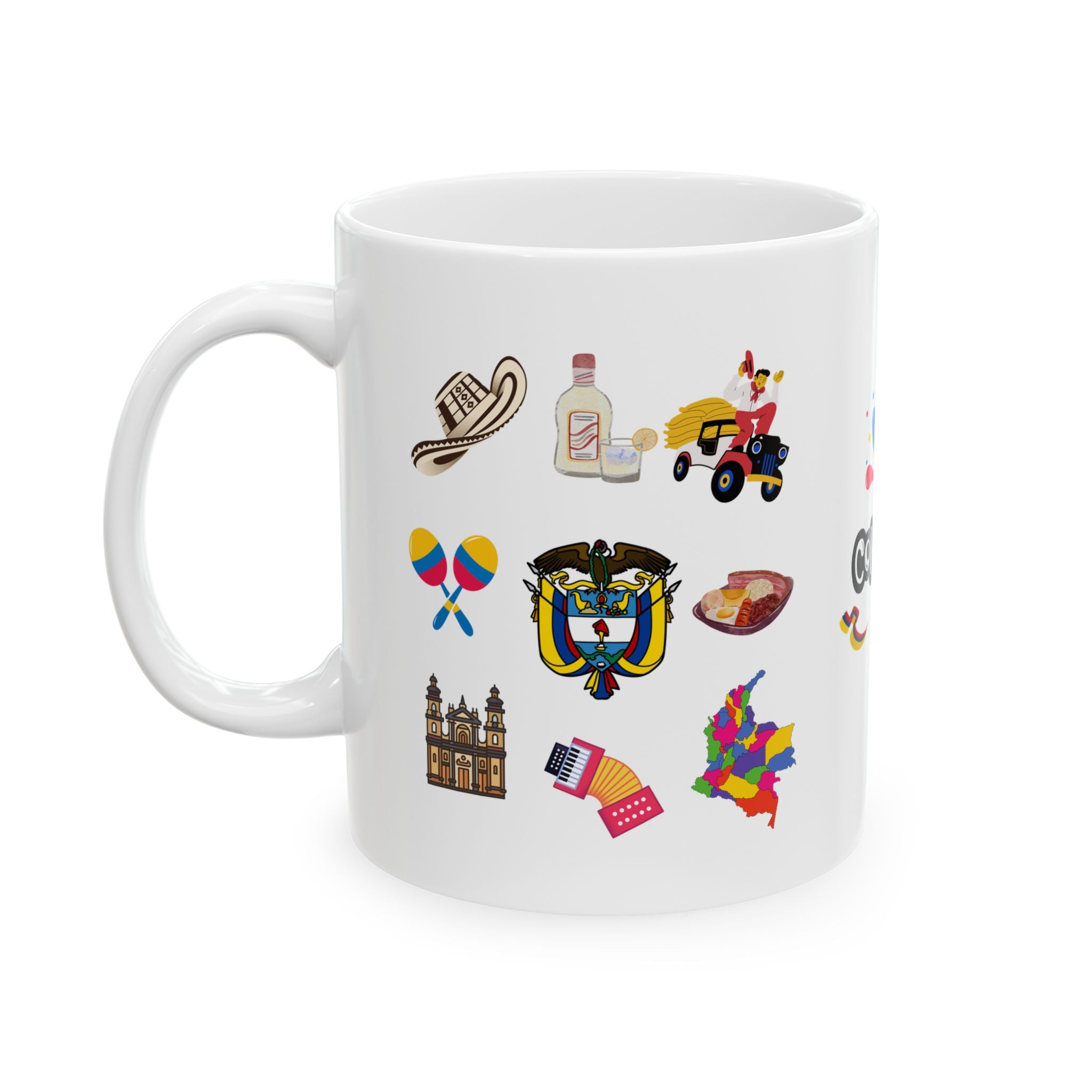 Recuerdos de Colombia - White Mug 11oz