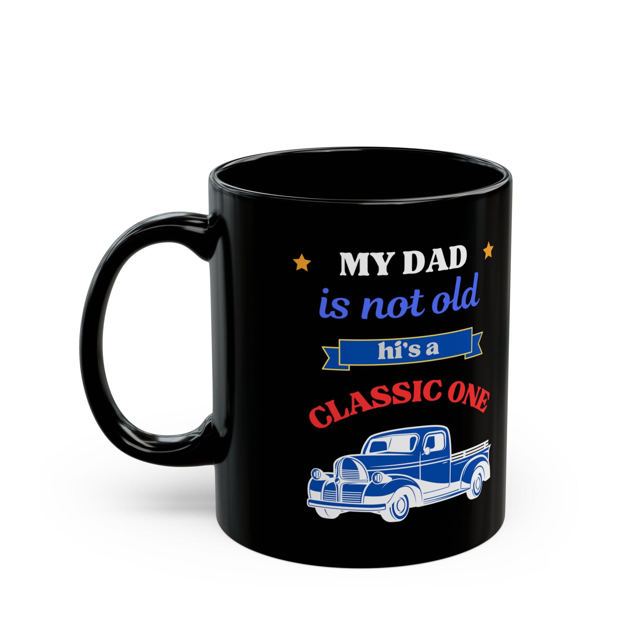 Dad Classic One - Black Mug, 11oz