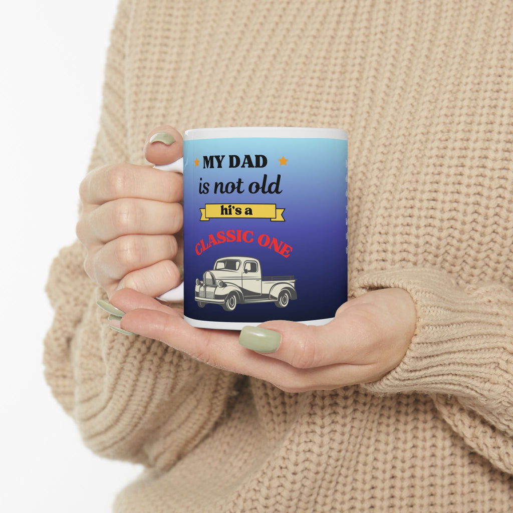 Classic Dad Mug - Vintage Truck Gift for Father's Day, Birthday, or Special Occasions | Nostalgic Coffee Cup, Unique Gift Idea, Dad Gift