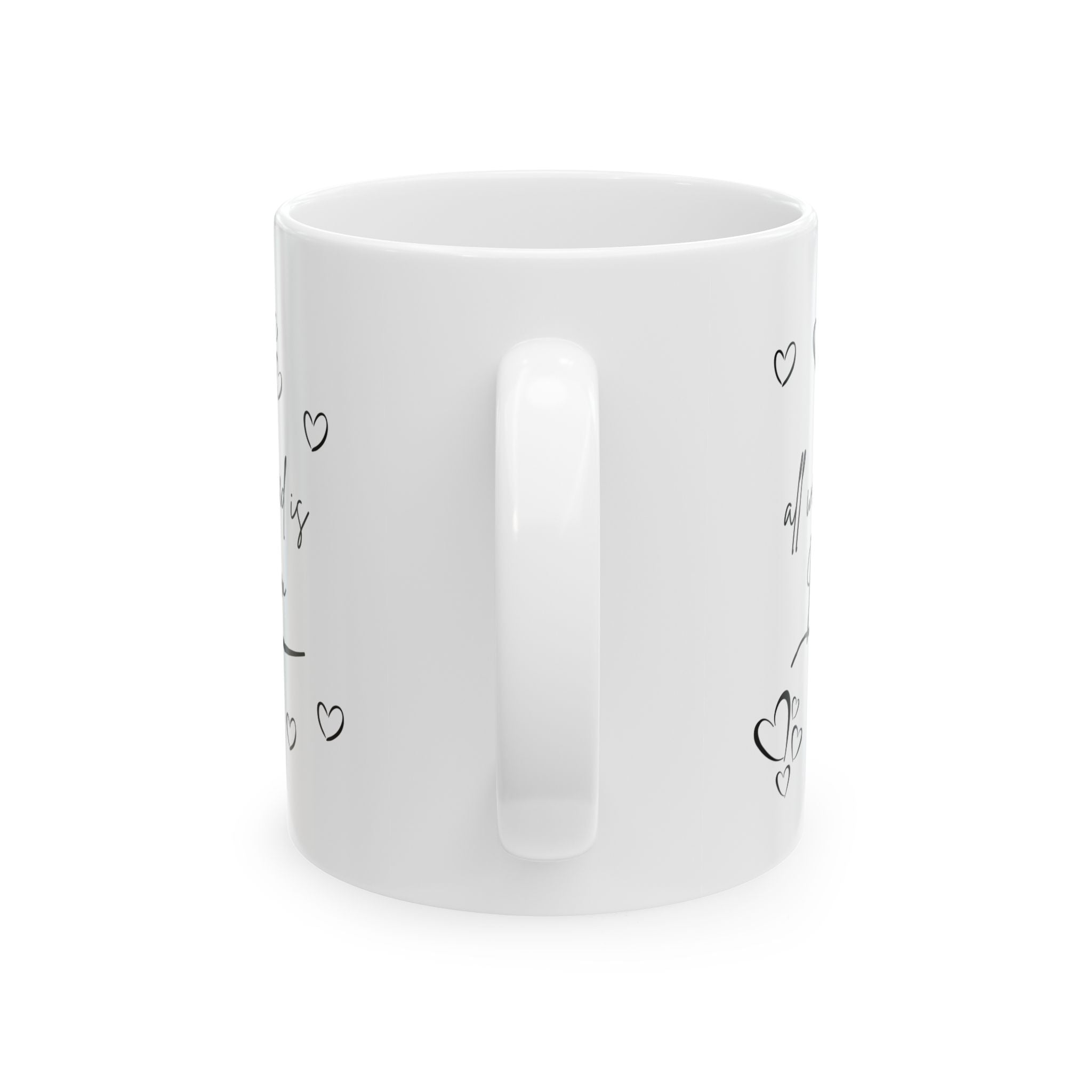 All We Need is Mom  Happy Birthday - White Mug 11oz. Personalized Mugs