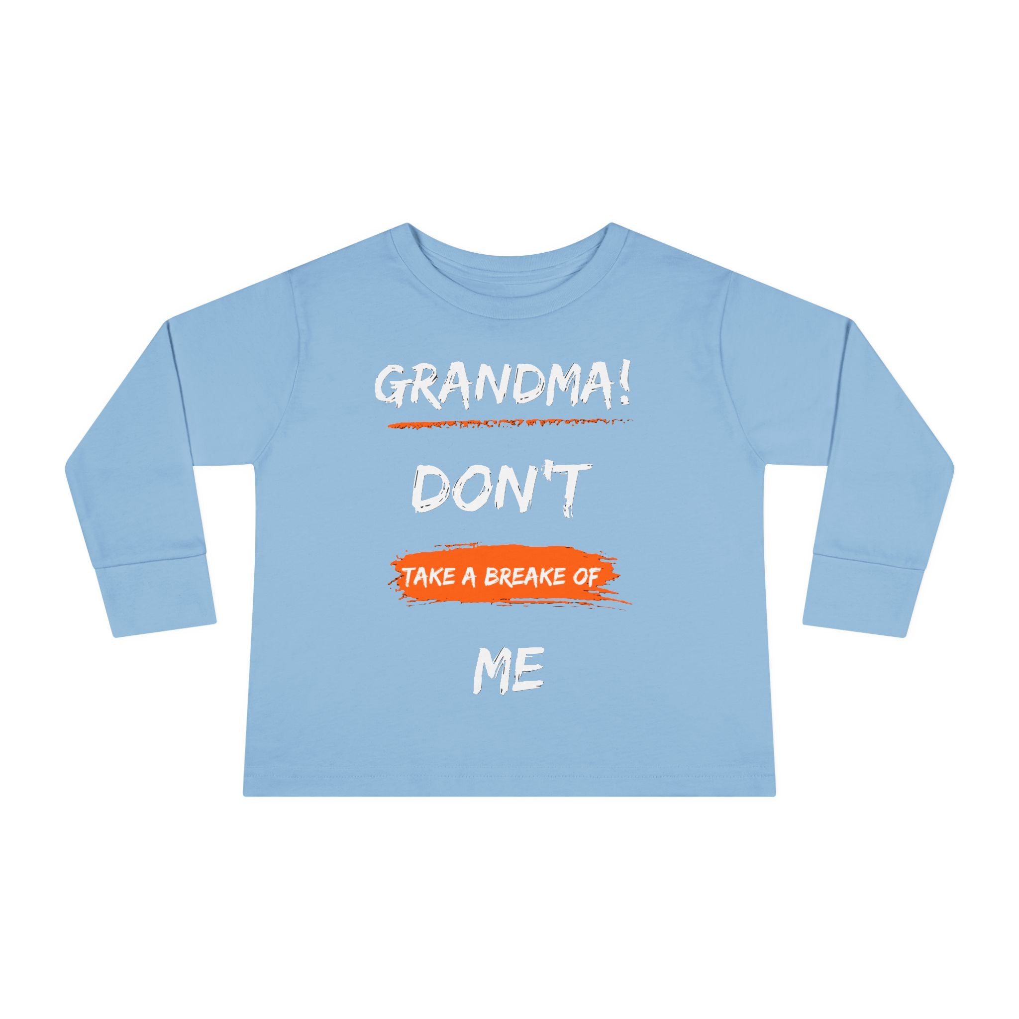 Toddler Long Sleeve Tee, Cute Toddler Shirt, Gift for Grandma, Funny Kids Tee, Toddler Graphic T-Shirt, Fall Outfit