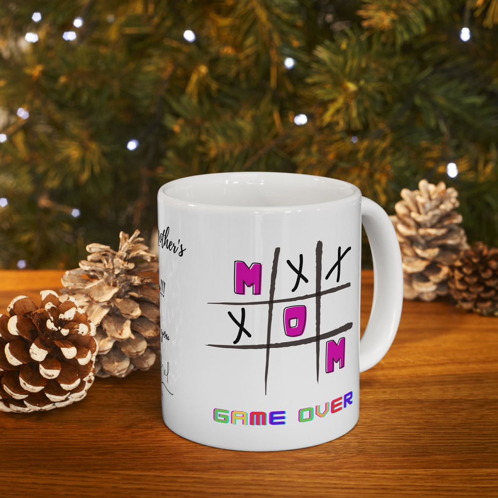 Mom Game Over - Ceramic Mug, (11oz, 15oz)