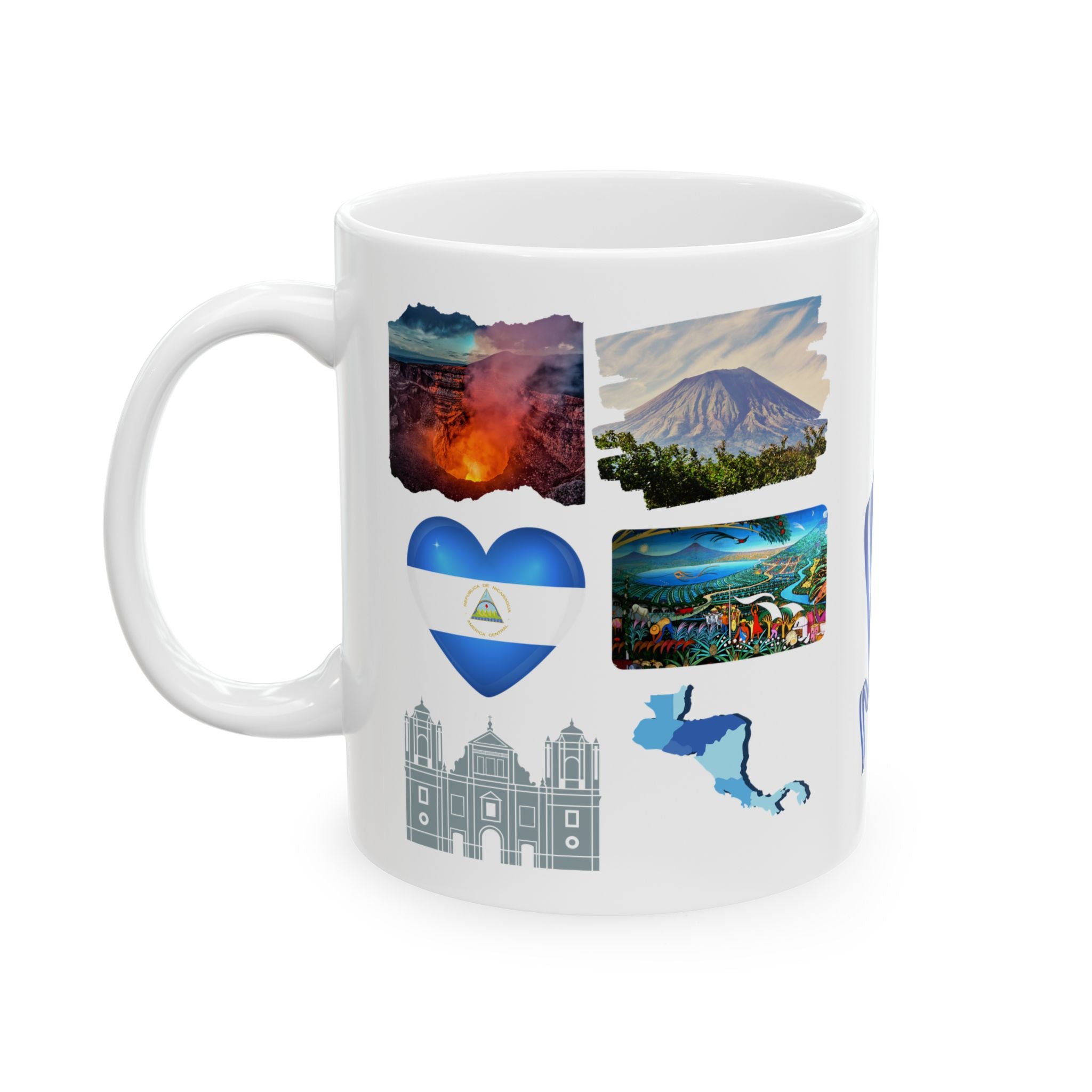 Nicaragua - White Mug 11oz